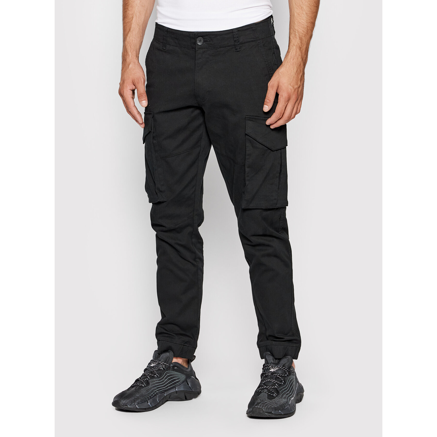 Only & Sons Pantaloni din material Kim 22020490 Negru Regular Fit - Pled.ro