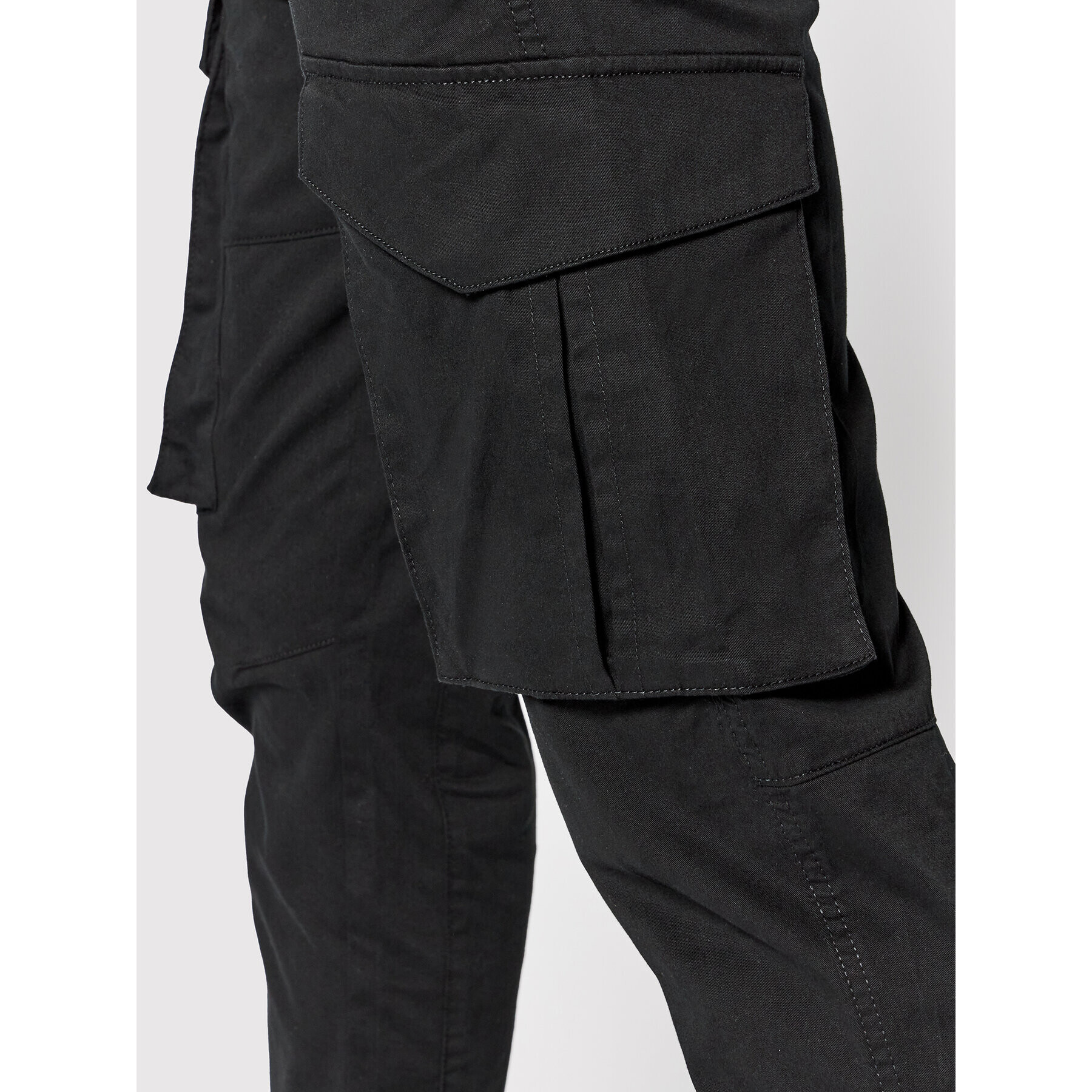 Only & Sons Pantaloni din material Kim 22020490 Negru Regular Fit - Pled.ro