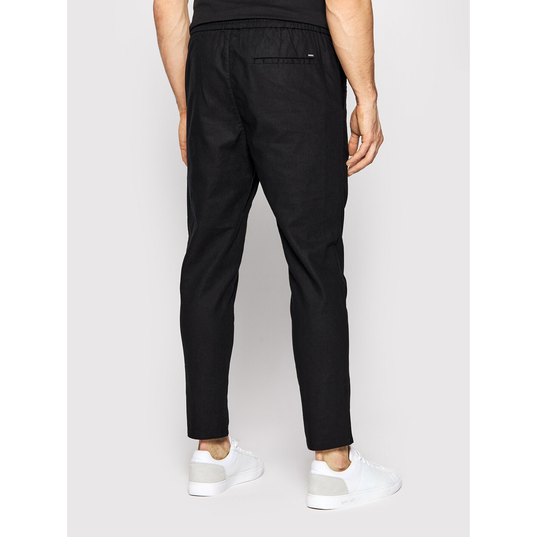 Only & Sons Pantaloni din material Linus 22021823 Negru Tapered Fit - Pled.ro