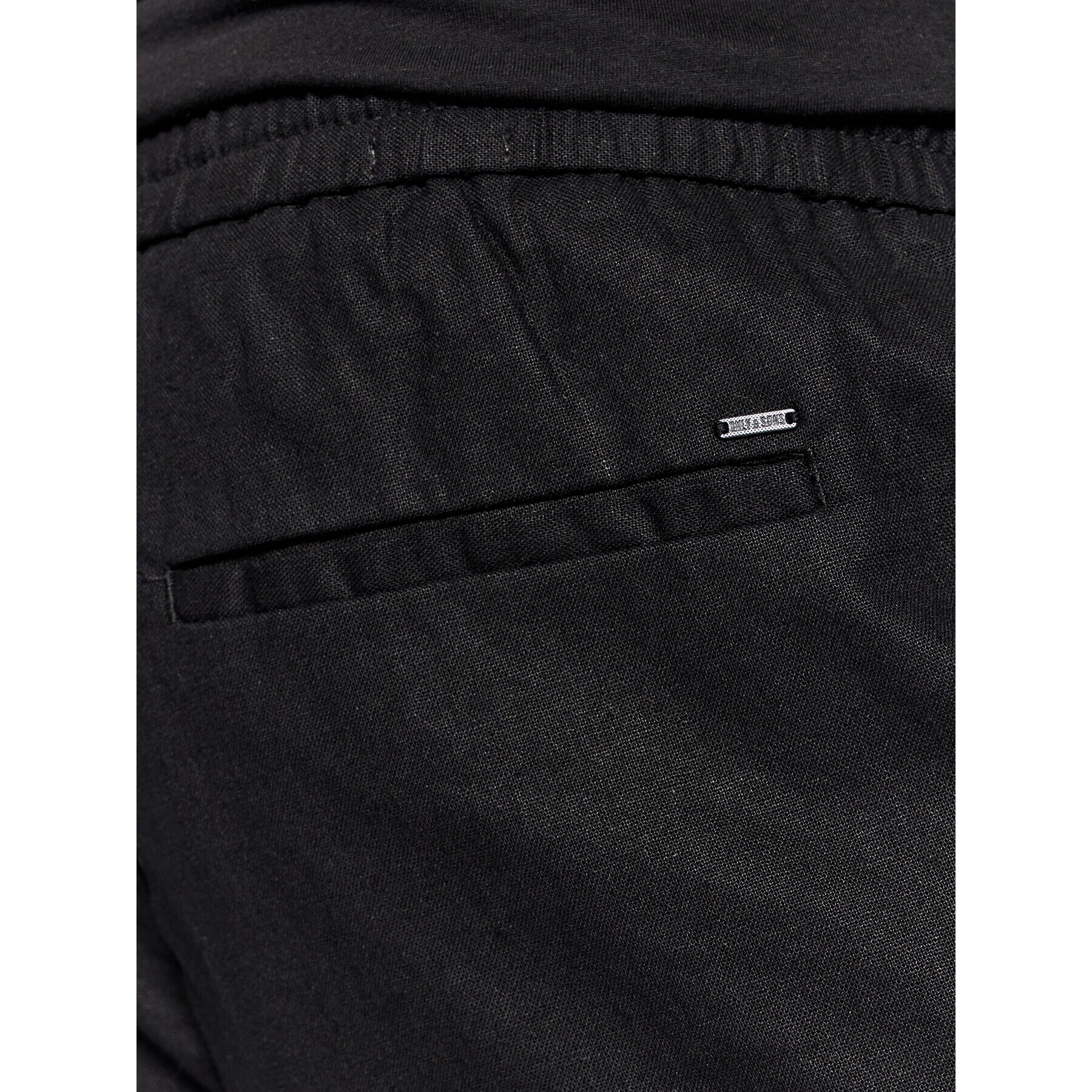 Only & Sons Pantaloni din material Linus 22021823 Negru Tapered Fit - Pled.ro