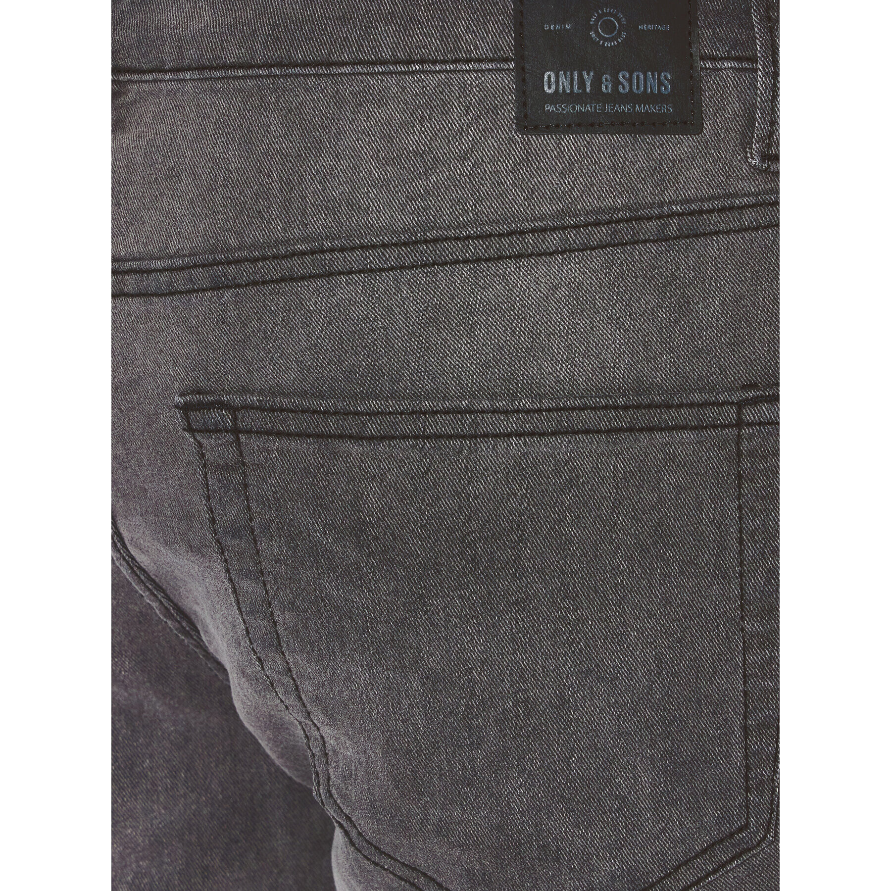 Only & Sons Pantaloni scurți de blugi Ply 22020753 Gri Regular Fit - Pled.ro