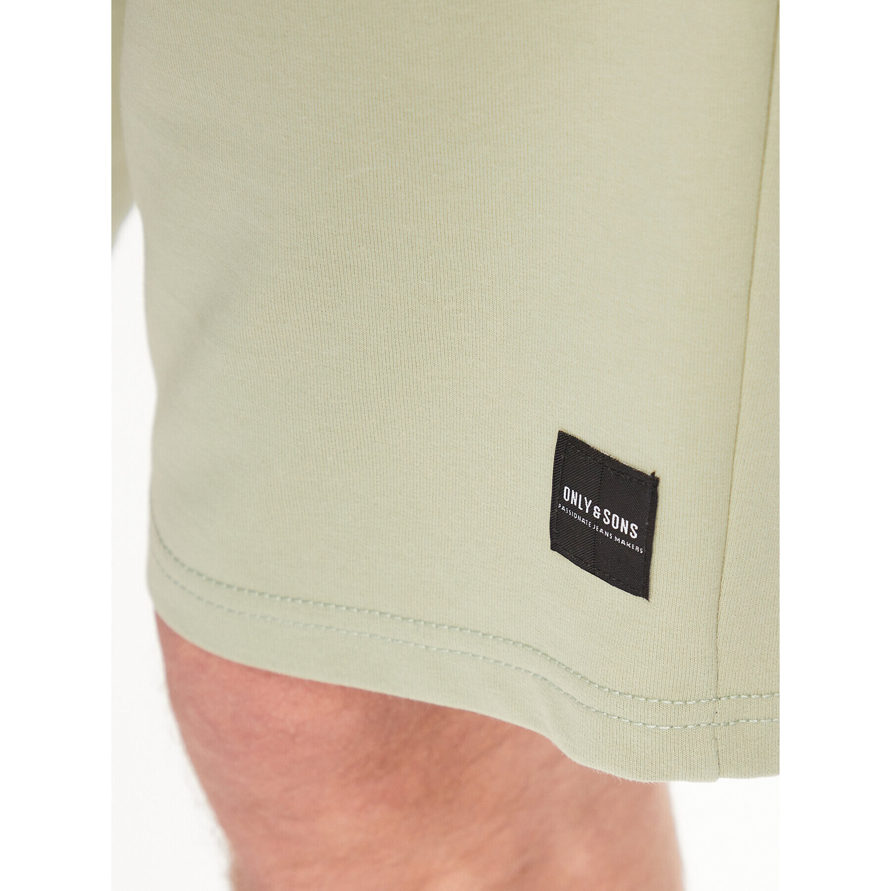 Only & Sons Pantaloni scurți sport 22015623 Verde Regular Fit - Pled.ro