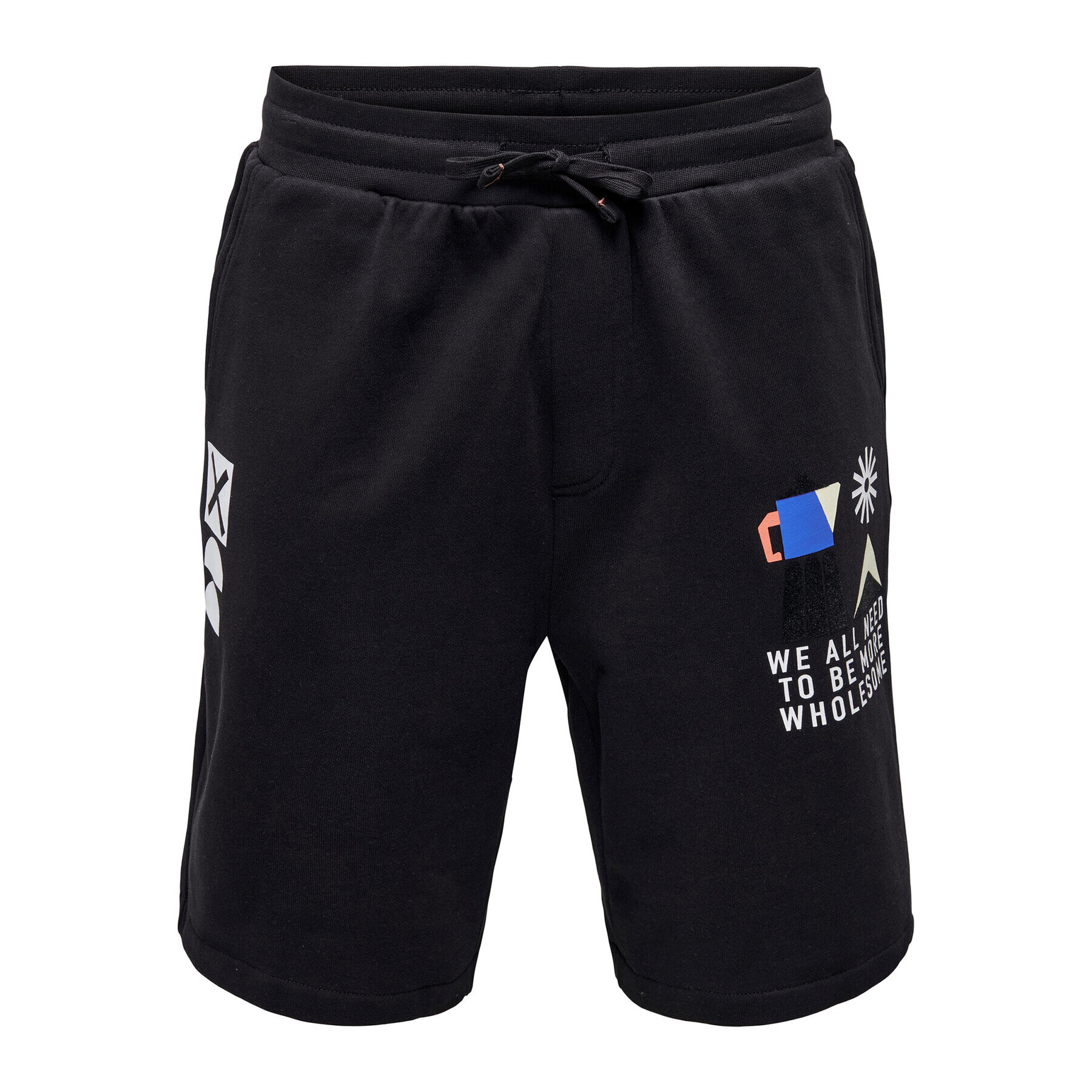 Only & Sons Pantaloni scurți sport 22025416 Negru Relaxed Fit - Pled.ro