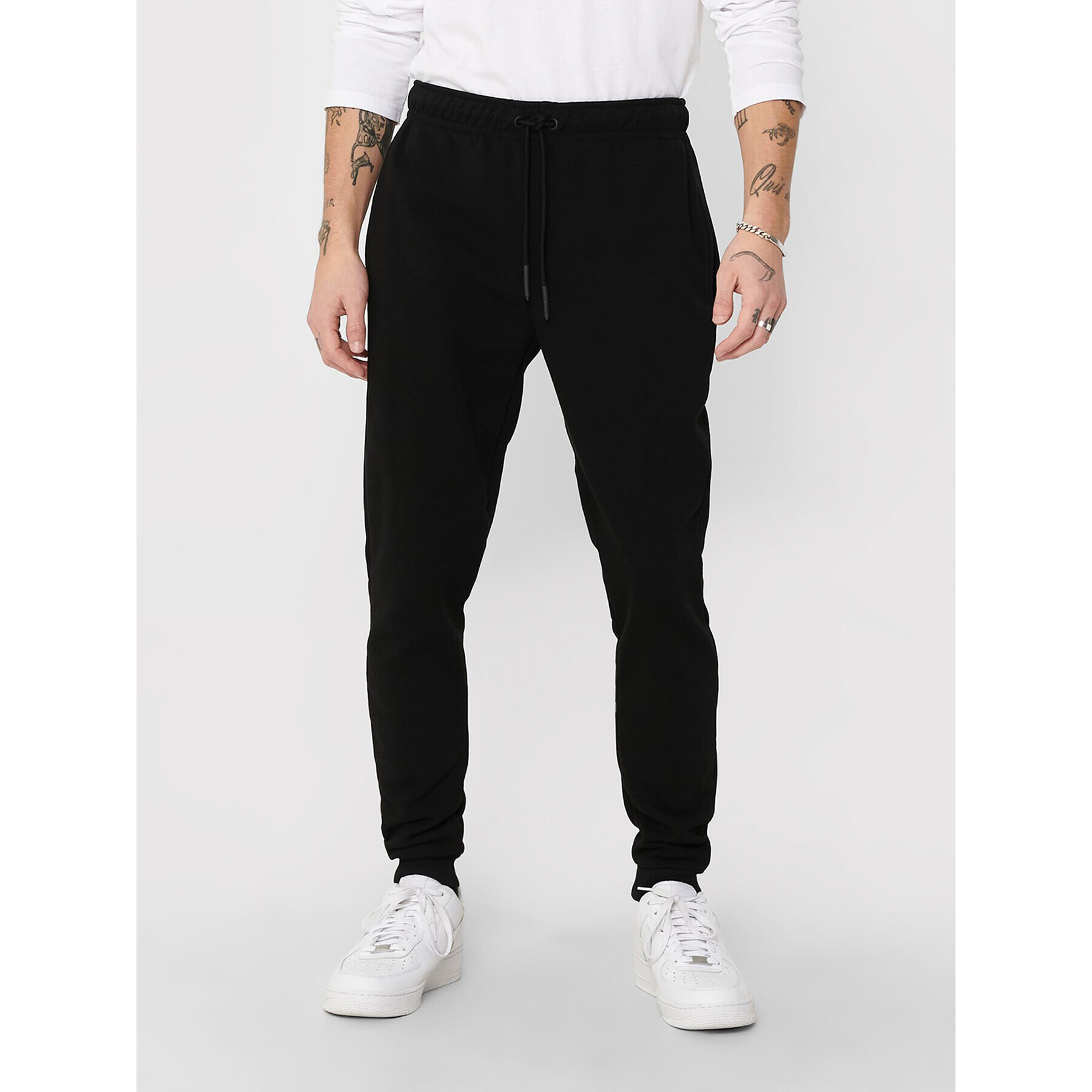 Only & Sons Pantaloni trening Ceres 22018686 Negru Regular Fit - Pled.ro