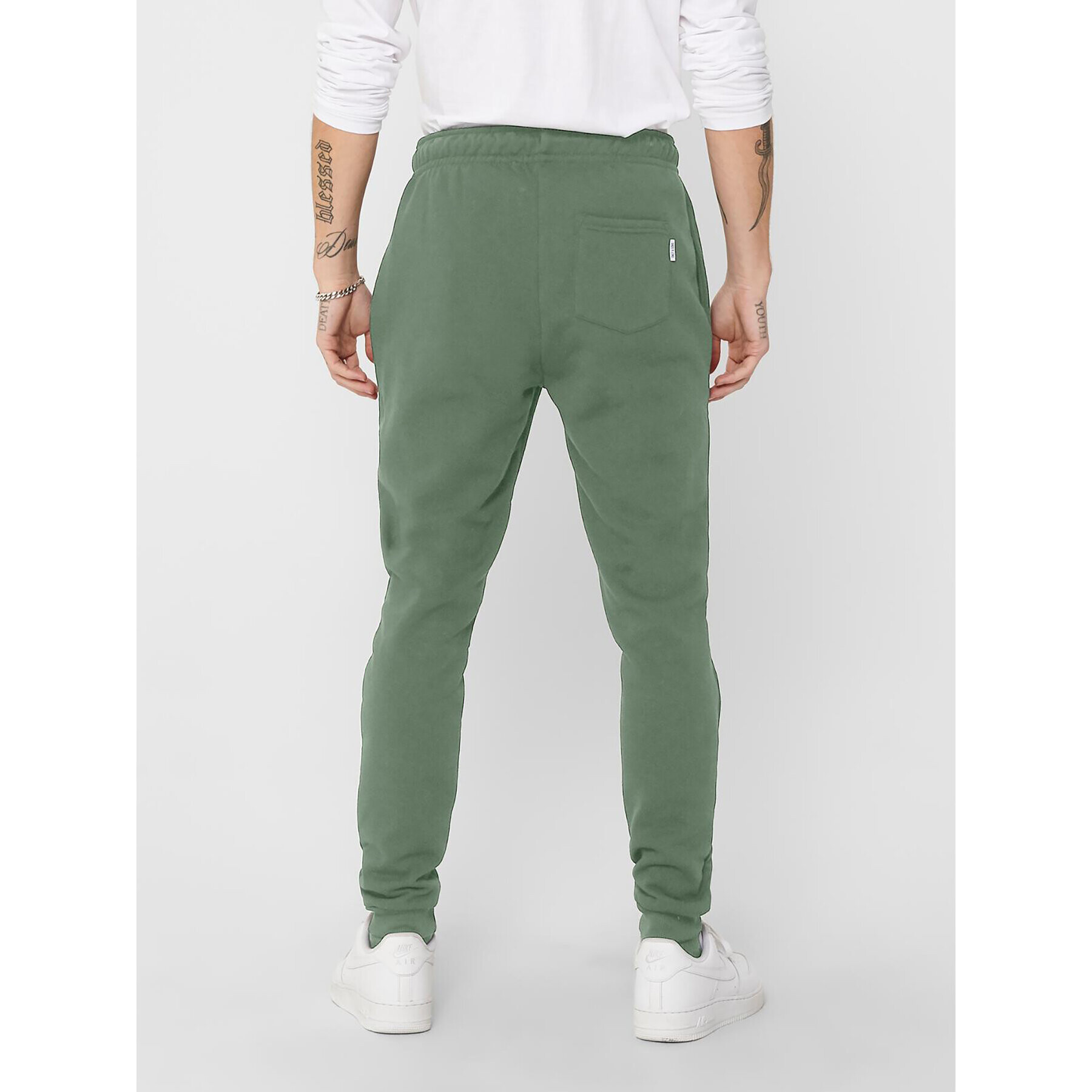 Only & Sons Pantaloni trening Ceres 22018686 Verde Regular Fit - Pled.ro