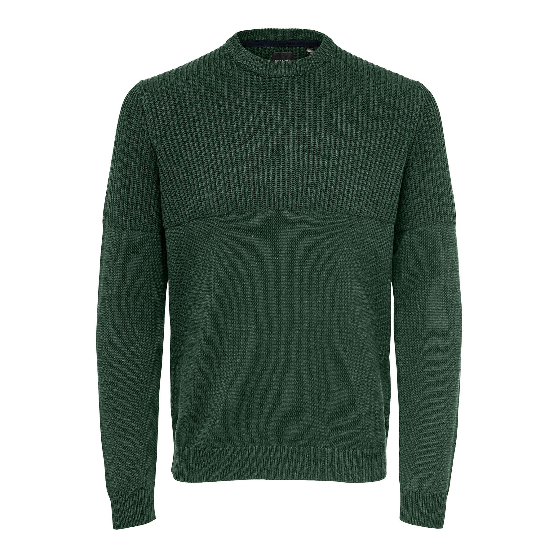 Only & Sons Pulover Al 22024031 Verde Regular Fit - Pled.ro