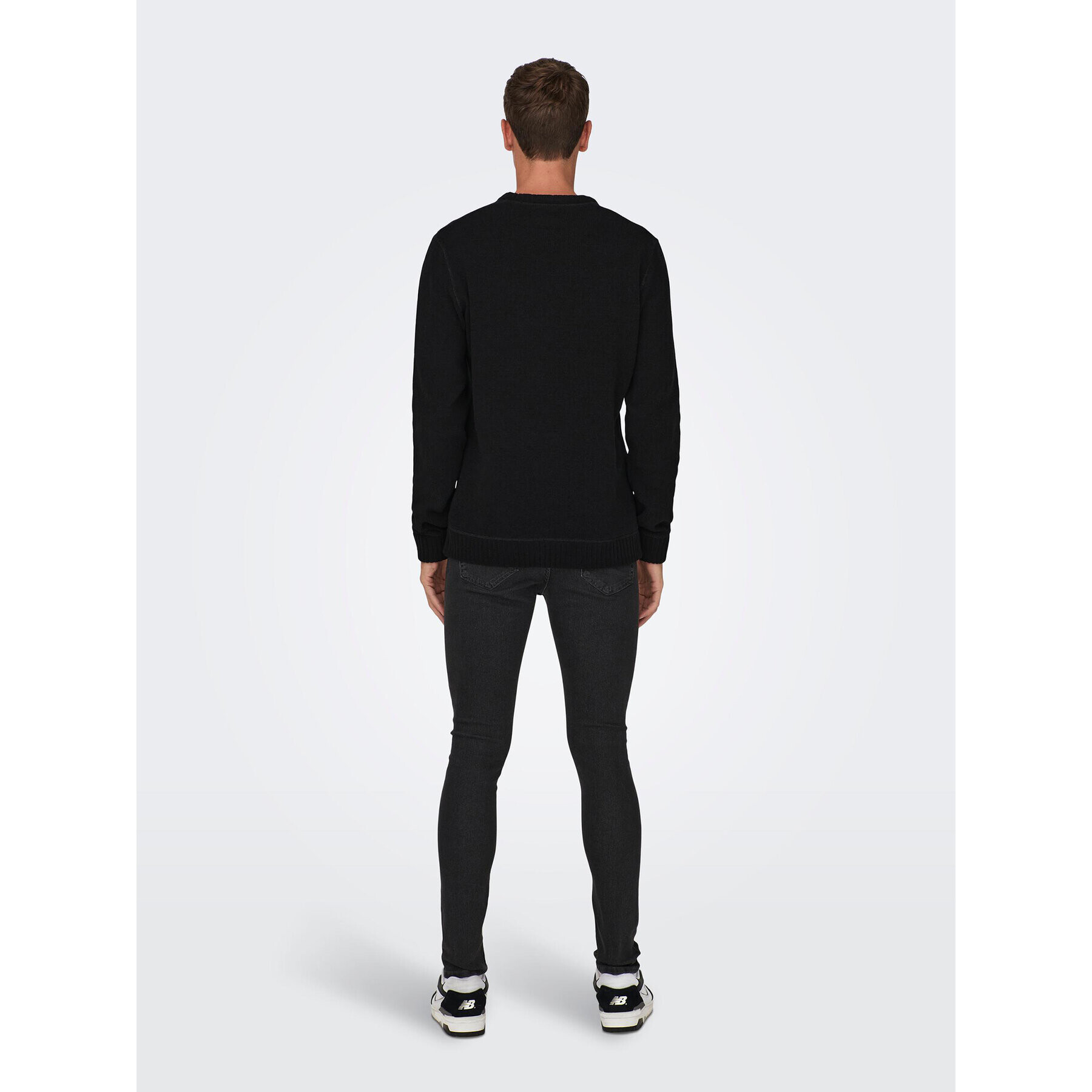 Only & Sons Pulover Ese 22023172 Negru Regular Fit - Pled.ro