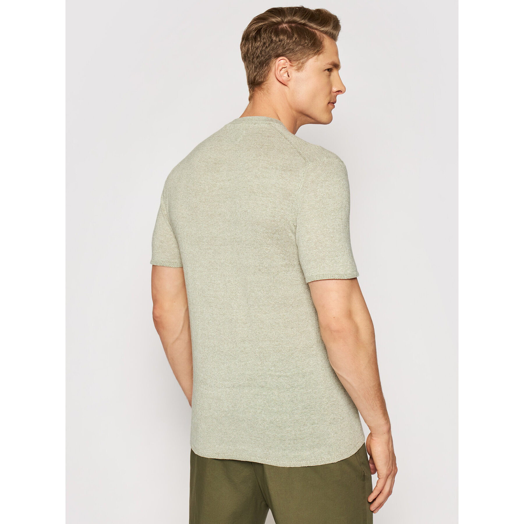 Only & Sons Pulover Flex 22019505 Verde Regular Fit - Pled.ro