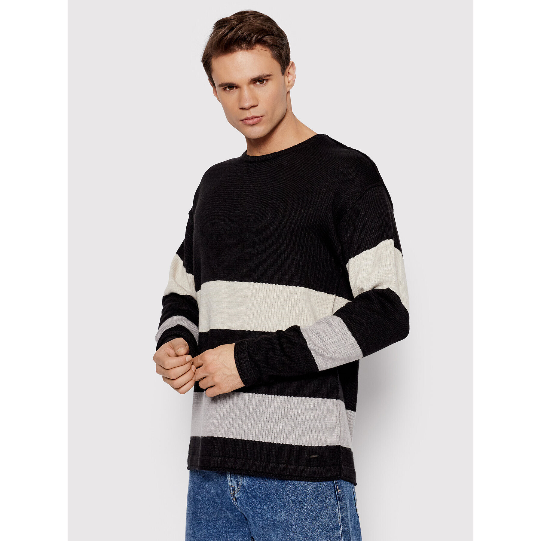 Only & Sons Pulover Jan 22020990 Negru Regular Fit - Pled.ro