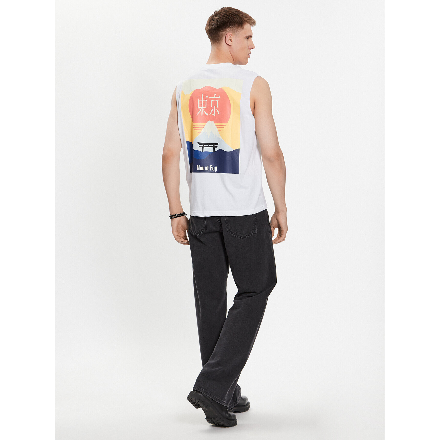 Only & Sons Tank top 22026088 Alb Relaxed Fit - Pled.ro