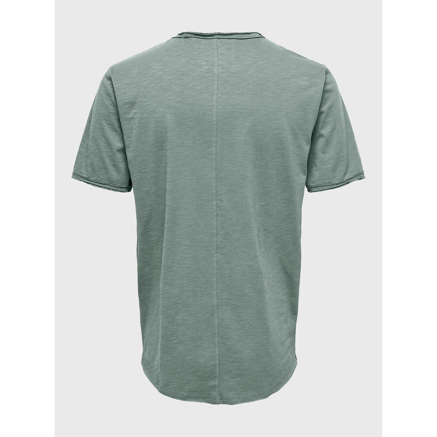 Only & Sons Tricou 22017822 Verde Long Line Fit - Pled.ro