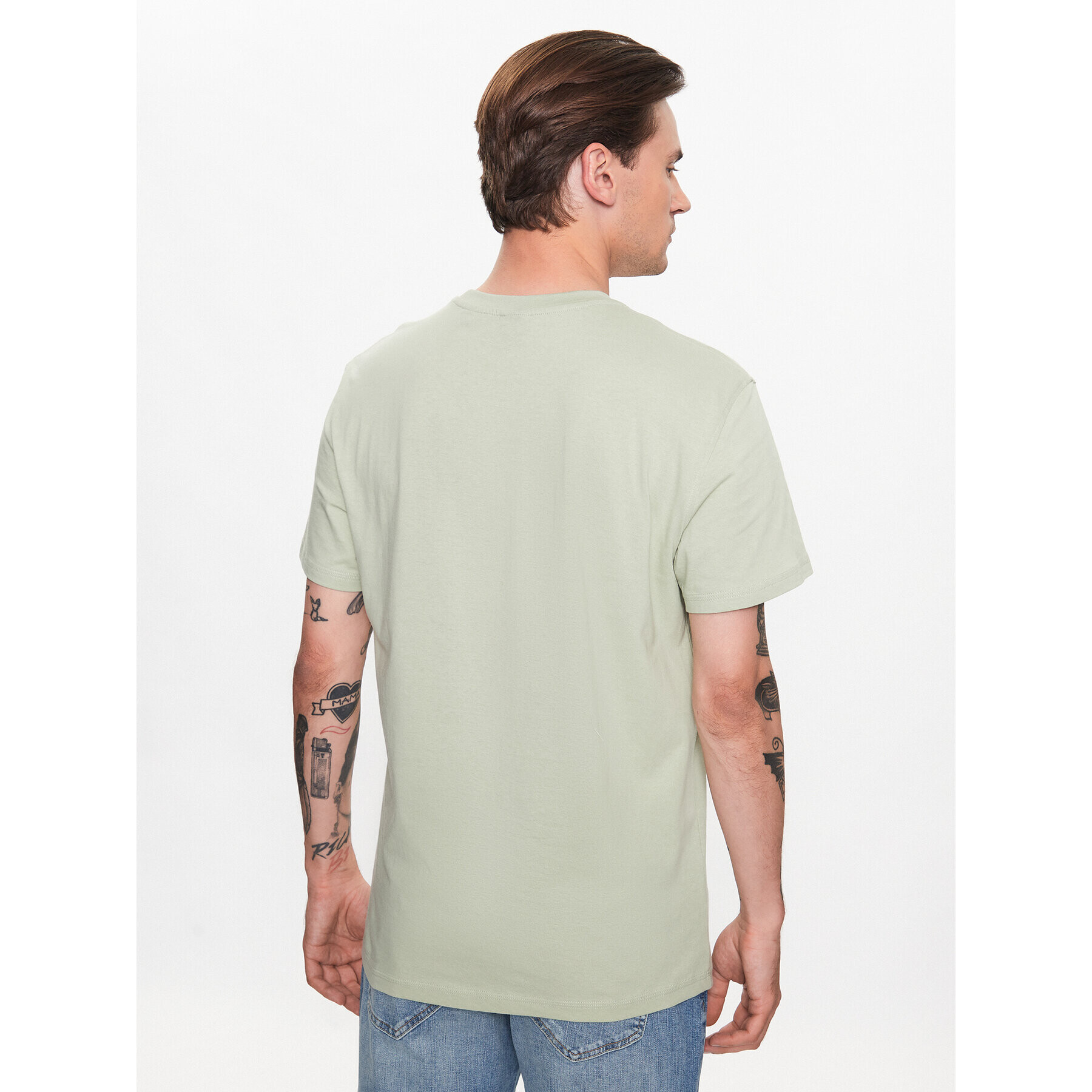 Only & Sons Tricou 22025208 Verde Regular Fit - Pled.ro