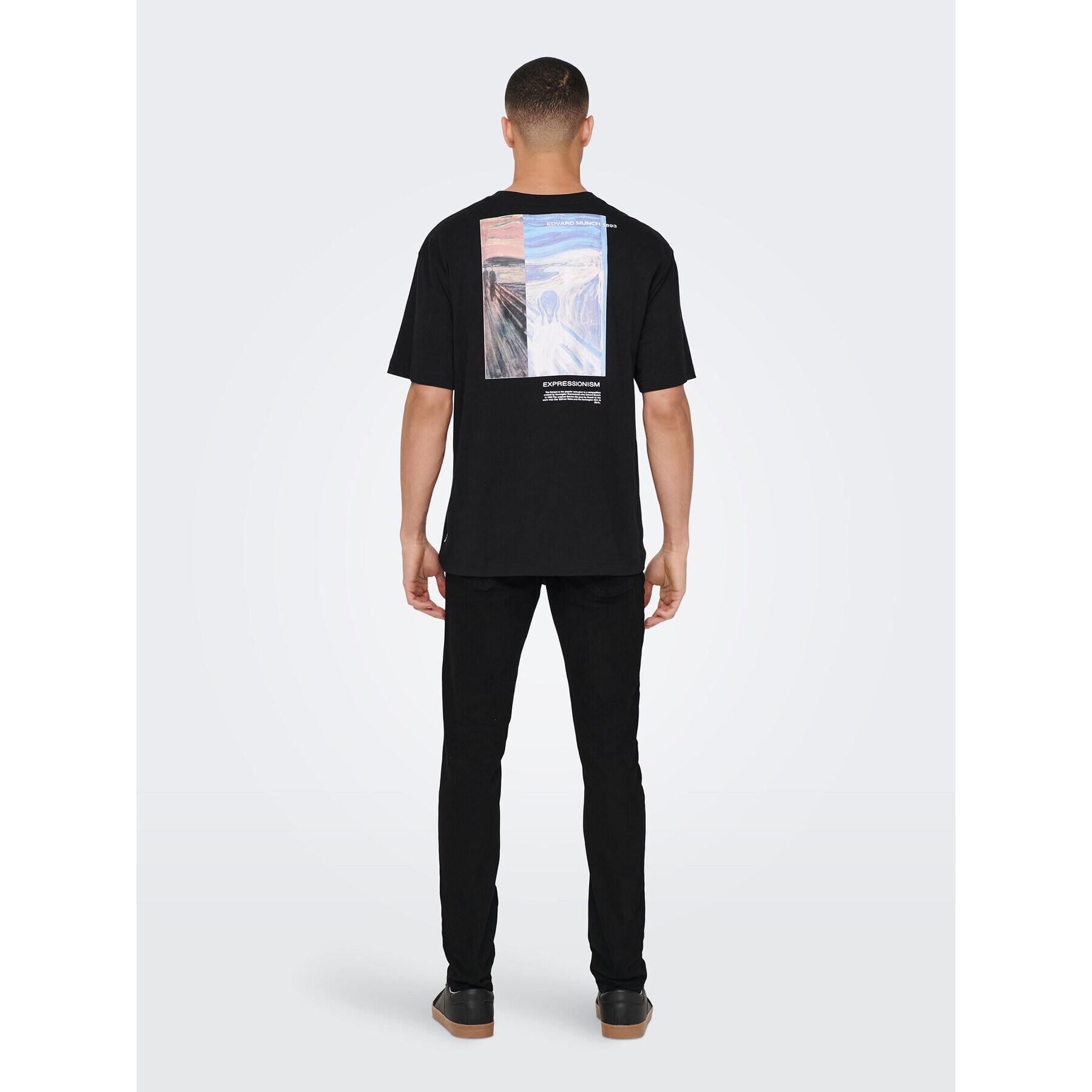 Only & Sons Tricou 22025268 Negru Relaxed Fit - Pled.ro