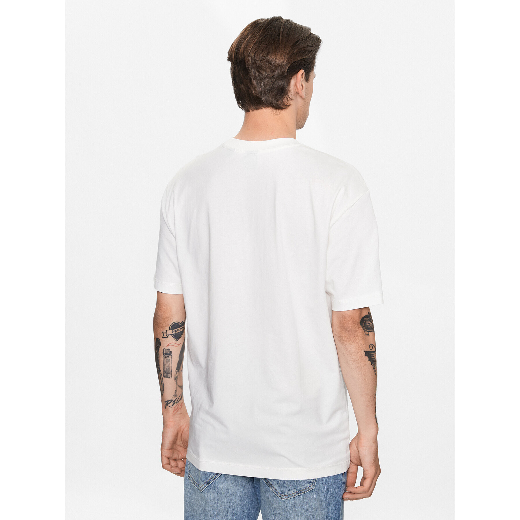 Only & Sons Tricou 22025274 Alb Relaxed Fit - Pled.ro