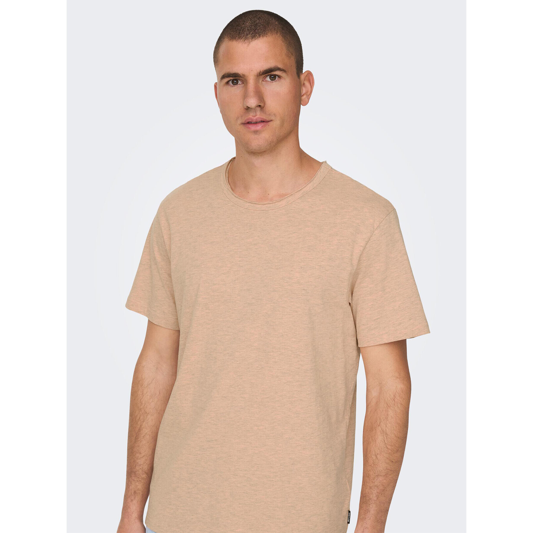 Only & Sons Tricou 22026083 Portocaliu Regular Fit - Pled.ro