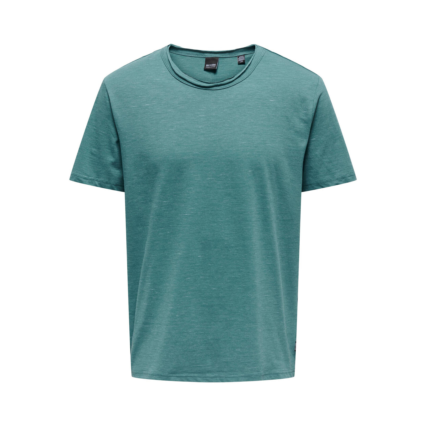 Only & Sons Tricou 22026083 Verde Regular Fit - Pled.ro