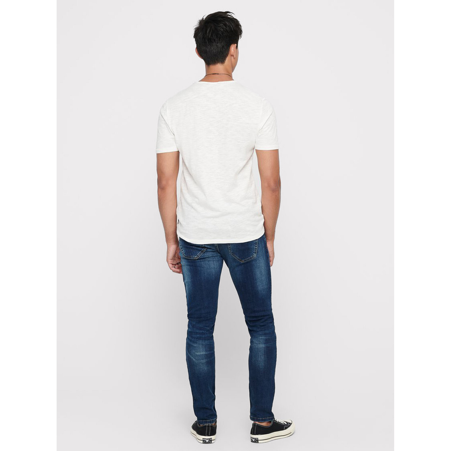 Only & Sons Tricou Albert 22005108 Bej Regular Fit - Pled.ro