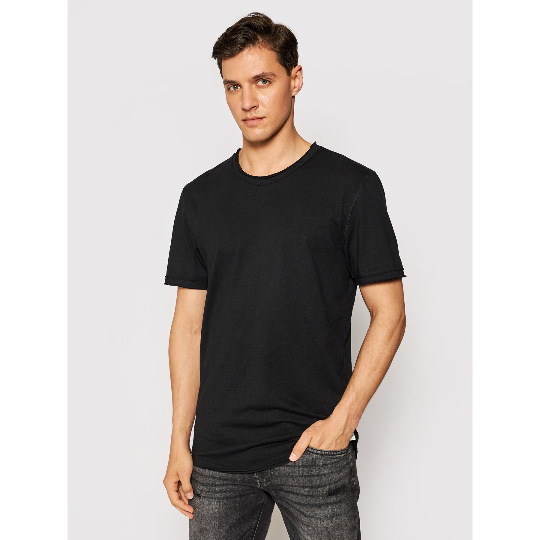 Only & Sons Tricou Benne 22017822 Negru Regular Fit - Pled.ro