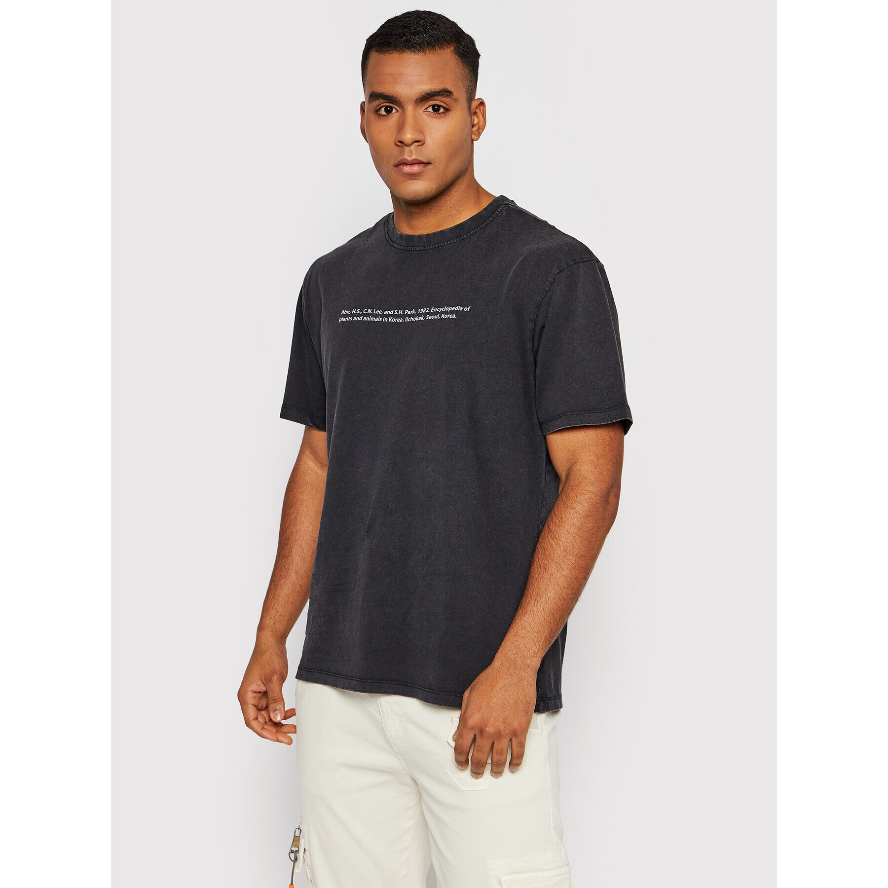 Only & Sons Tricou Carter 22021325 Negru Relaxed Fit - Pled.ro