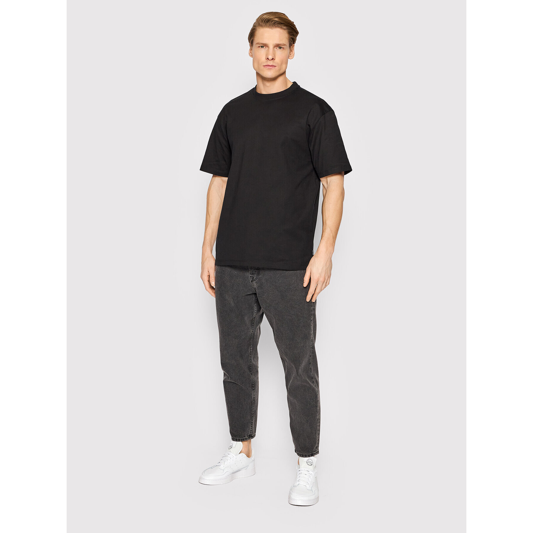 Only & Sons Tricou Fred 22022532 Negru Relaxed Fit - Pled.ro