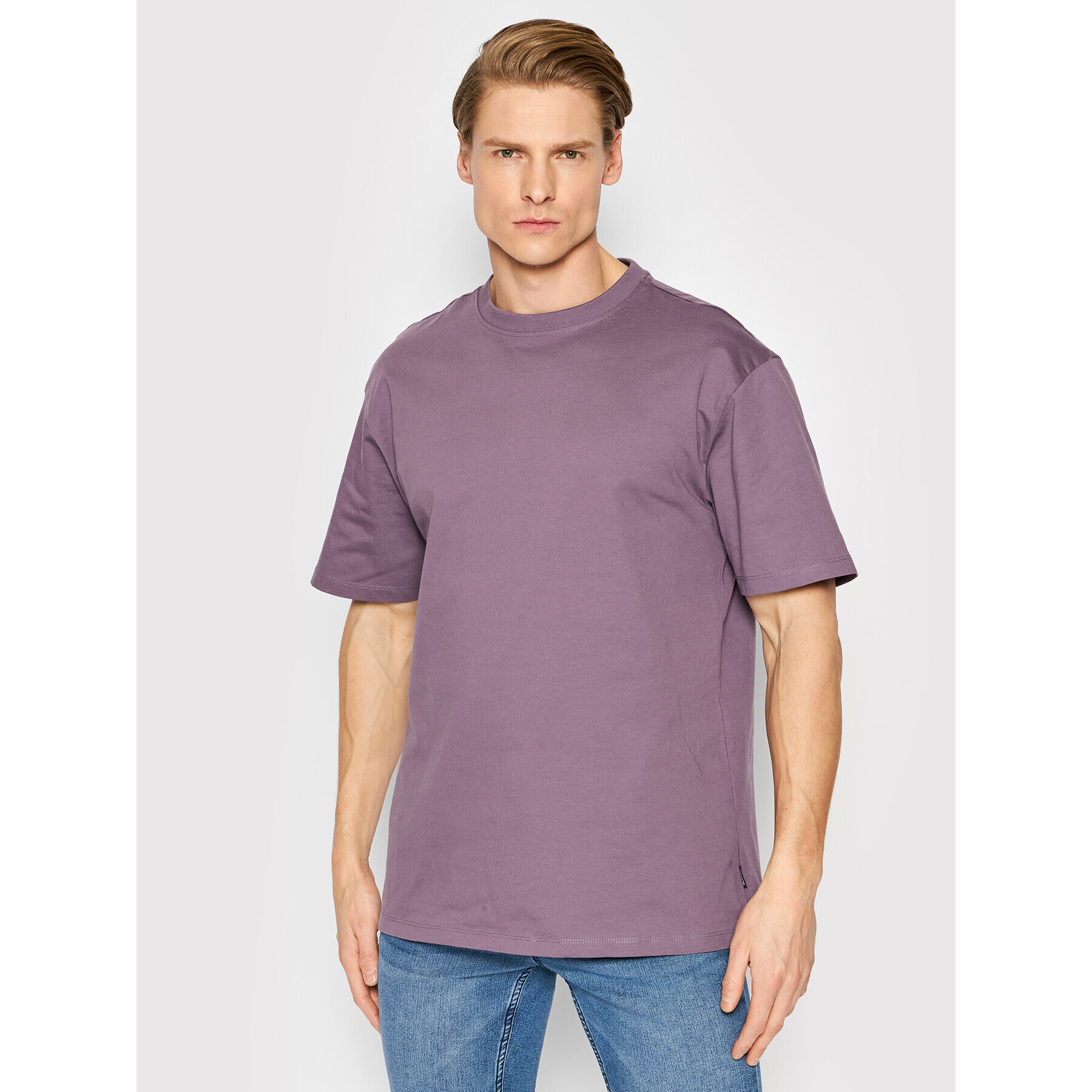 Only & Sons Tricou Fred 22022532 Violet Relaxed Fit - Pled.ro