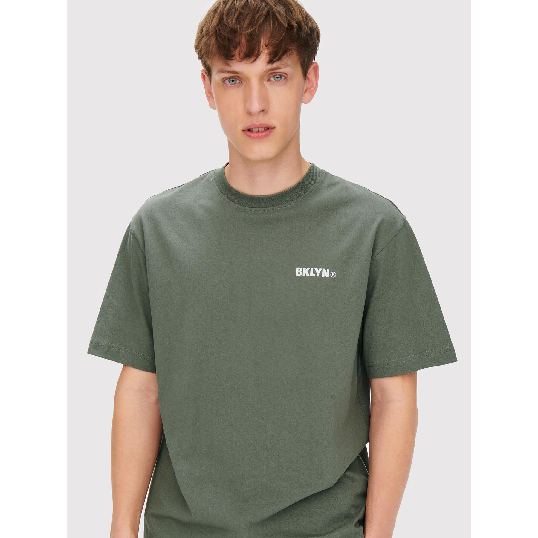 Only & Sons Tricou Fred 22023090 Verde Relaxed Fit - Pled.ro