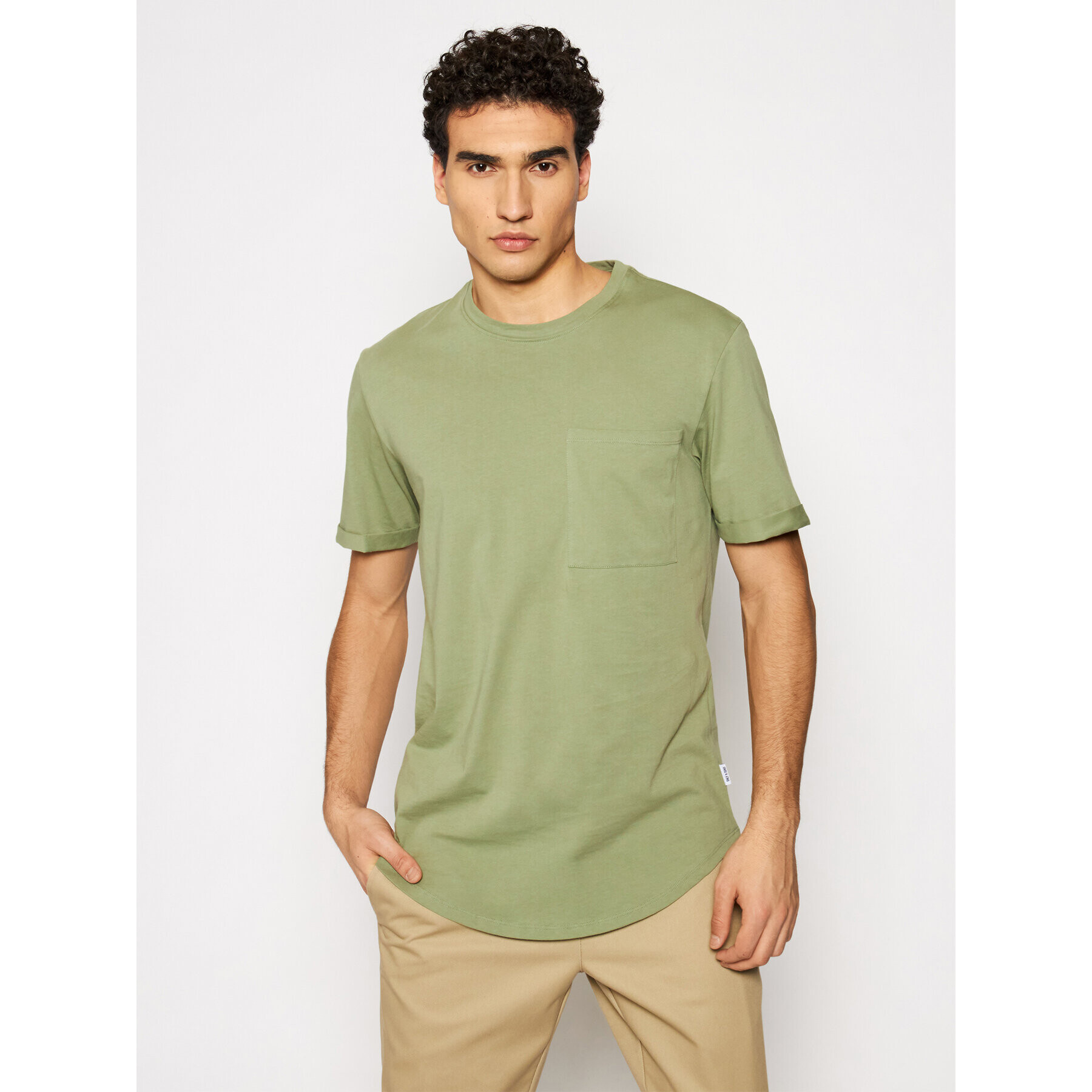 Only & Sons Tricou Gavin 22017666 Verde Regular Fit - Pled.ro