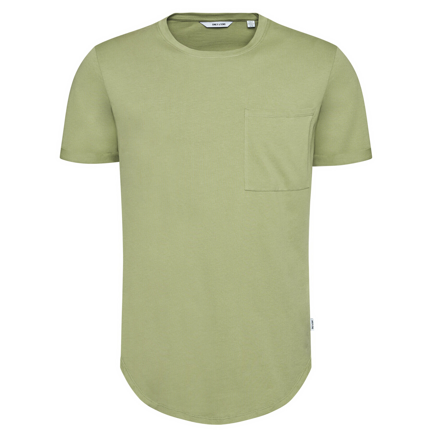 Only & Sons Tricou Gavin 22017666 Verde Regular Fit - Pled.ro