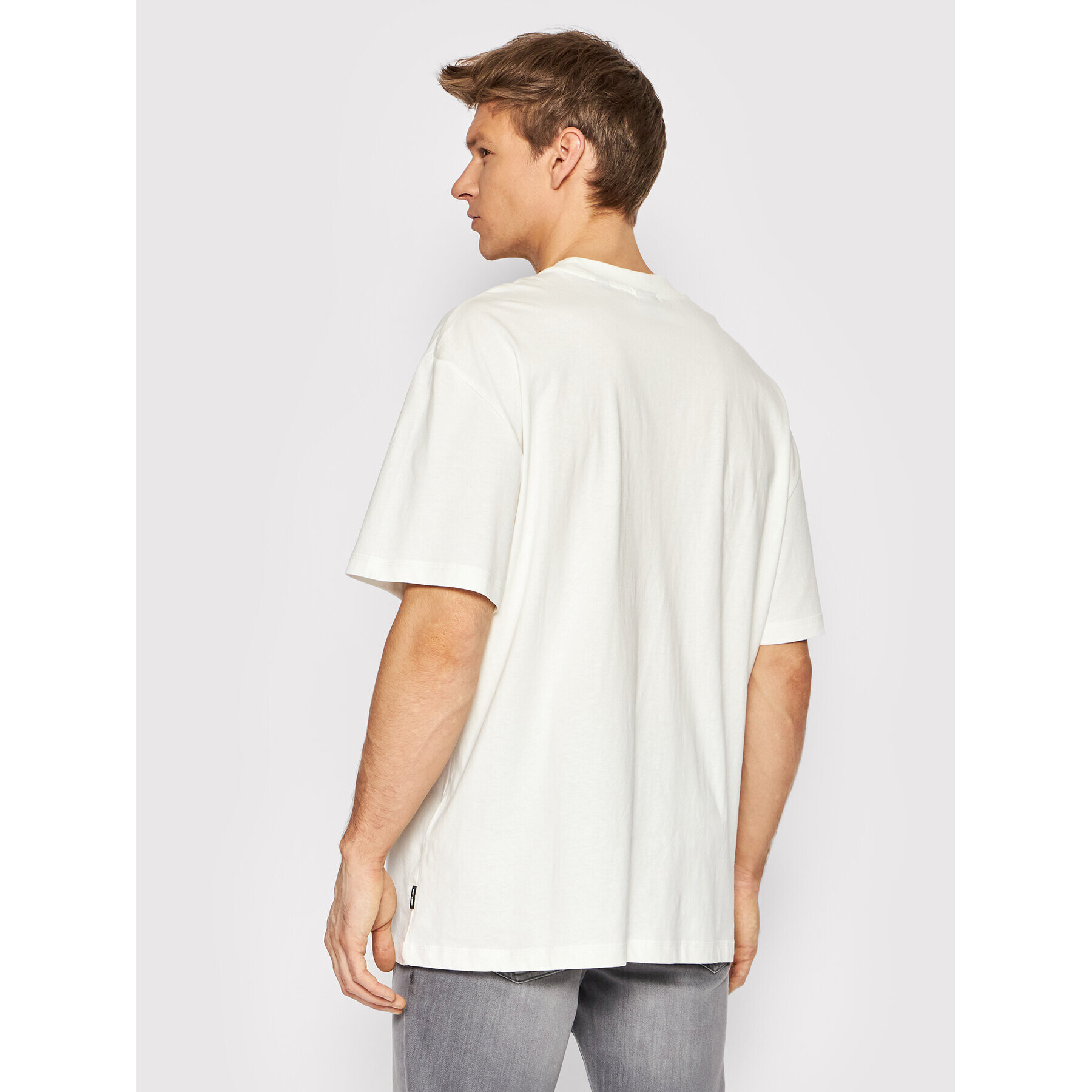 Only & Sons Tricou Karl 22021767 Alb Oversize - Pled.ro