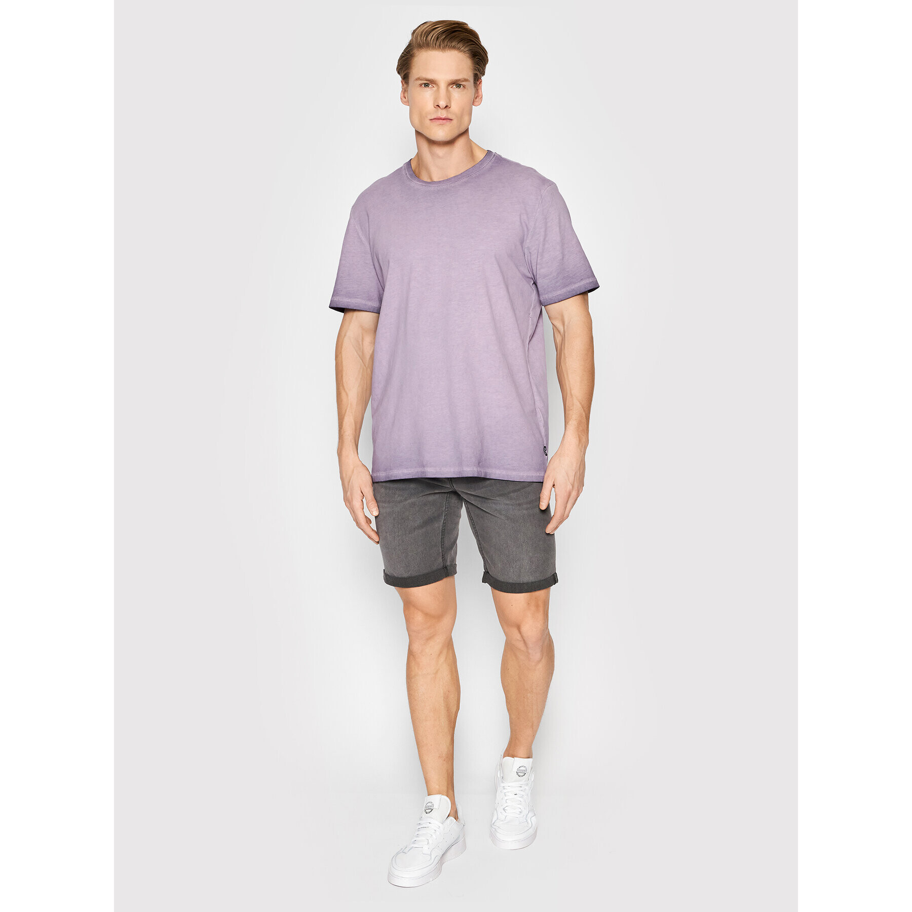 Only & Sons Tricou Millenium 22018868 Violet Regular Fit - Pled.ro