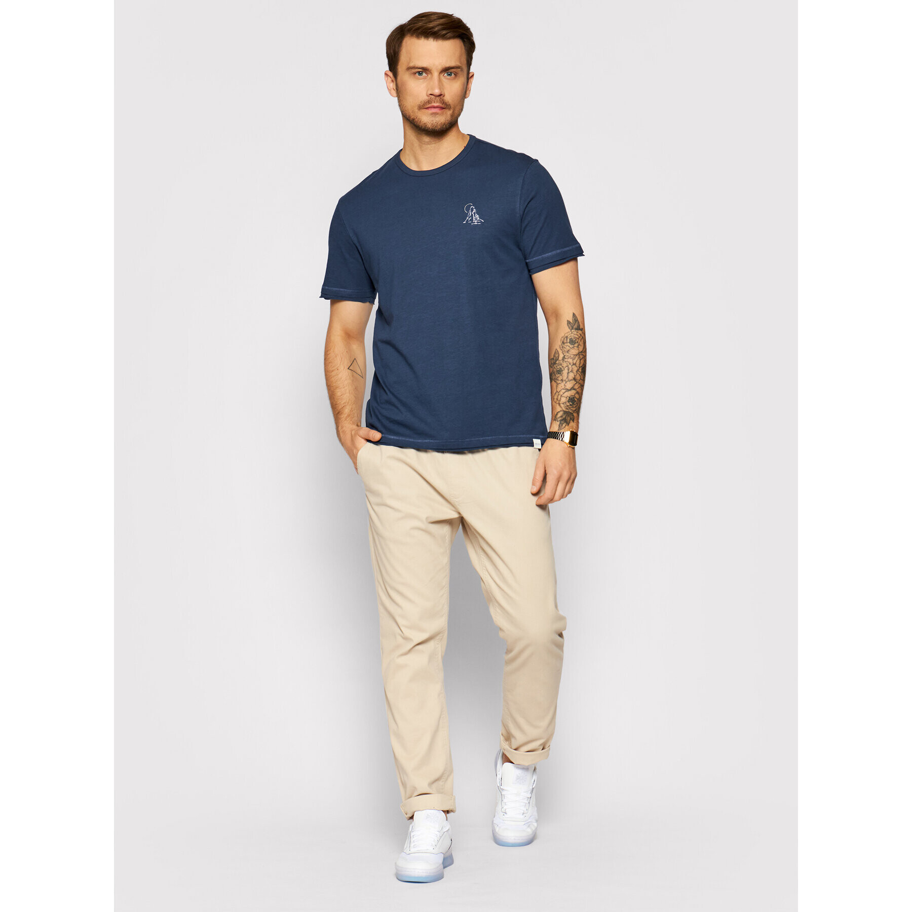 Only & Sons Tricou Niel 22019232 Bleumarin Regular Fit - Pled.ro