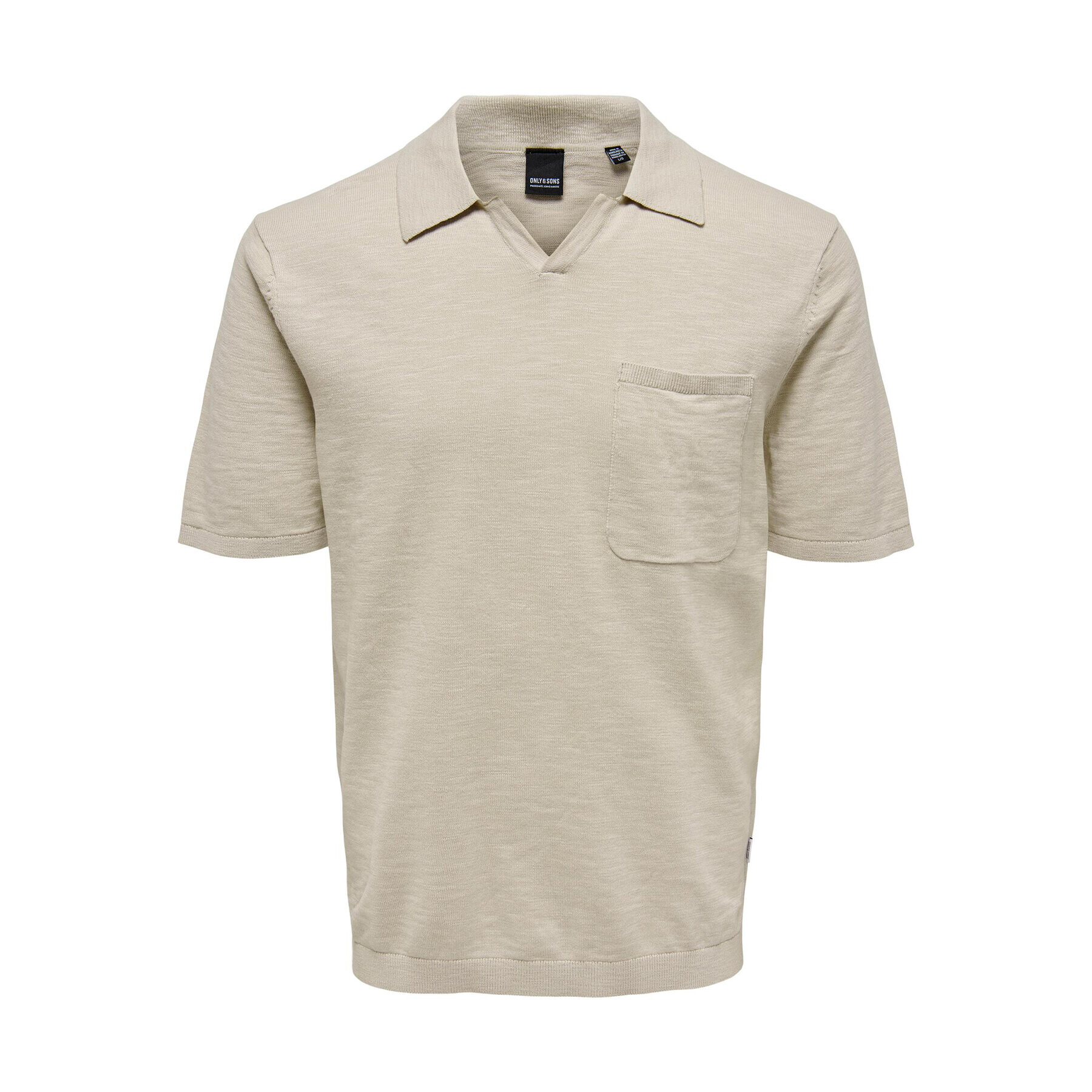 Only & Sons Tricou polo 22019517 Bej Regular Fit - Pled.ro