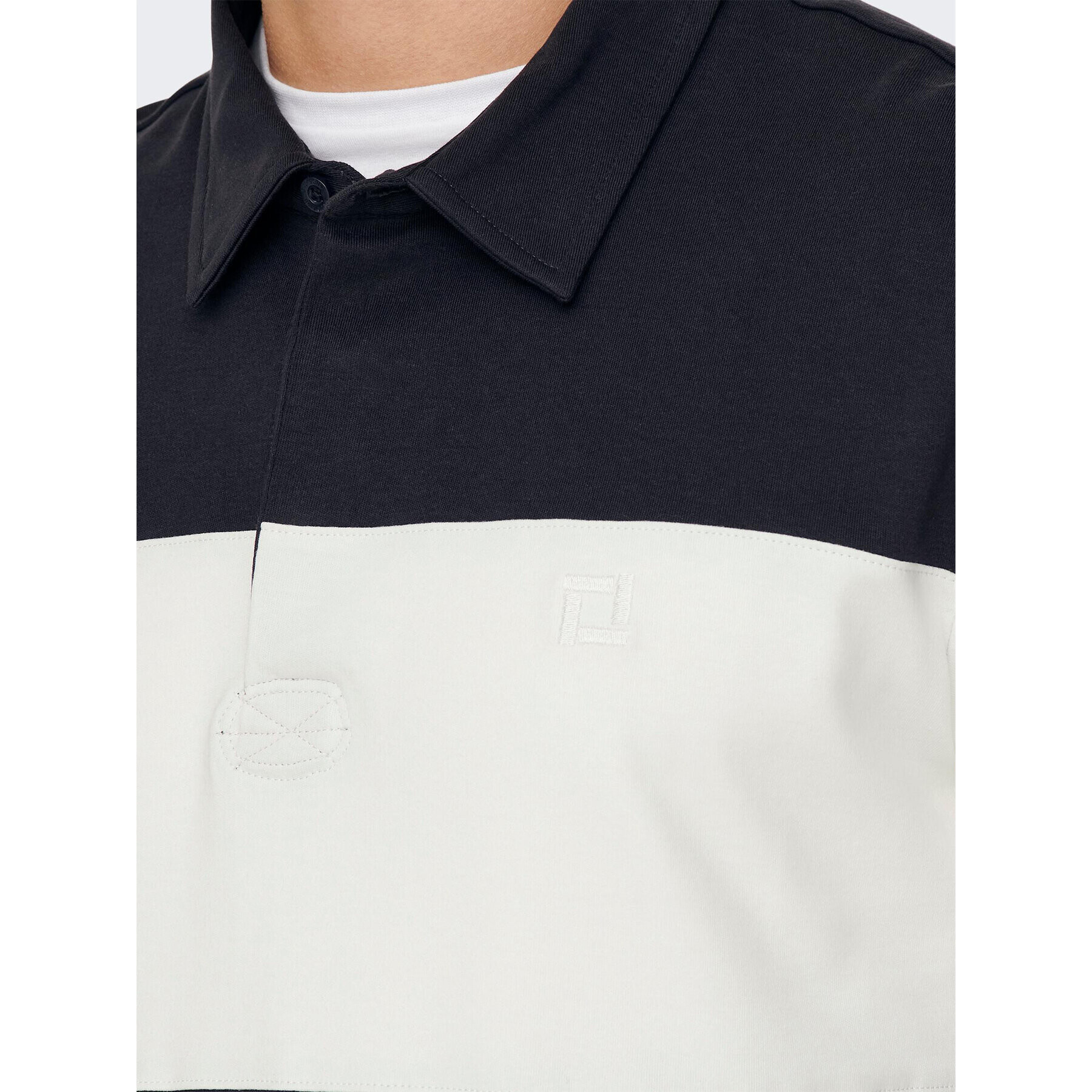 Only & Sons Tricou polo 22024786 Bleumarin Regular Fit - Pled.ro