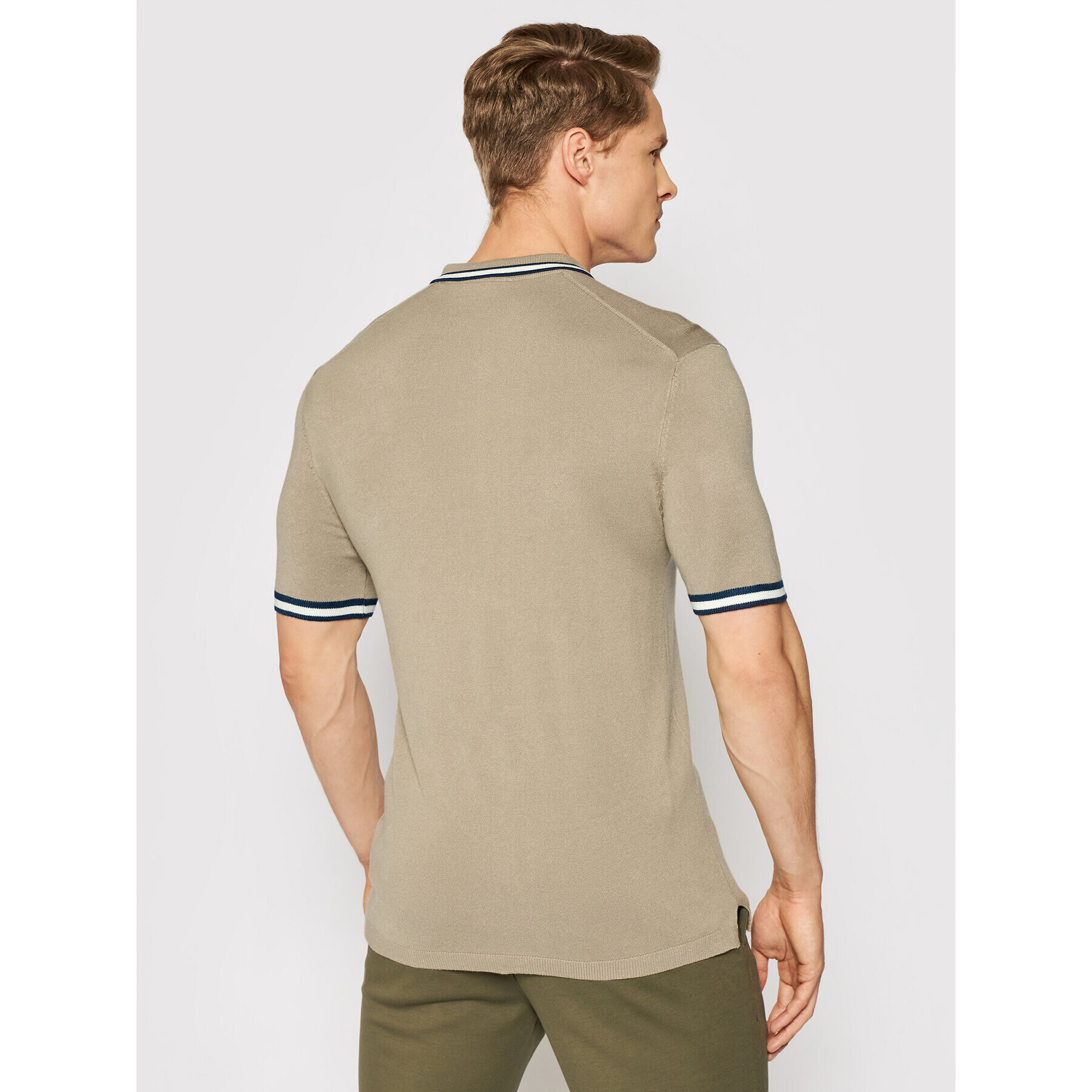 Only & Sons Tricou polo Adam 22019502 Bej Regular Fit - Pled.ro