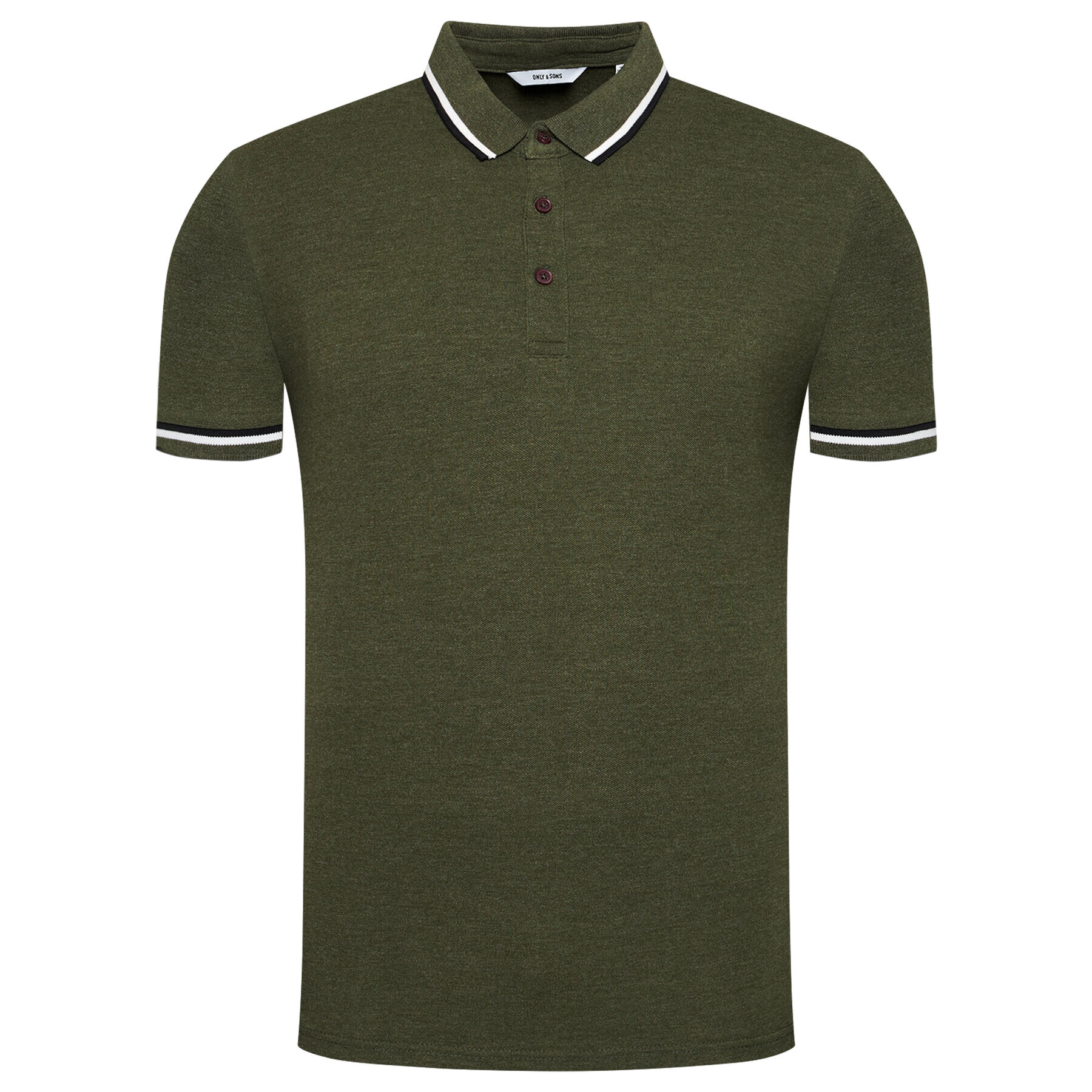 Only & Sons Tricou polo Cilas 22013661 Verde Regular Fit - Pled.ro