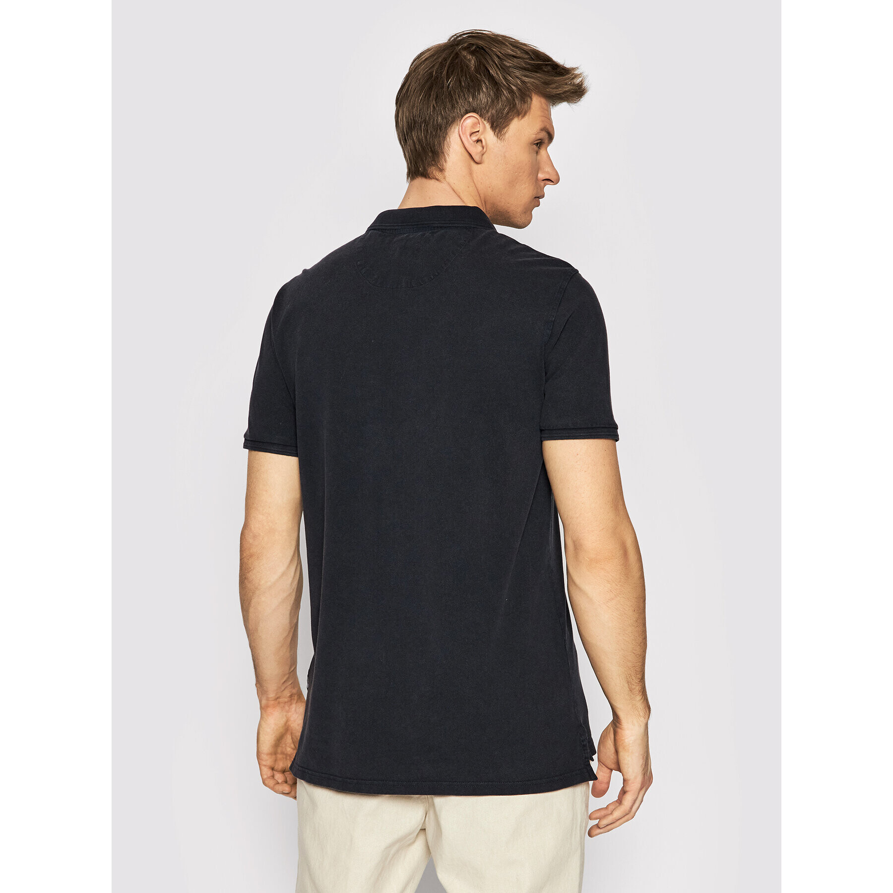 Only & Sons Tricou polo Travis 22021769 Bleumarin Slim Fit - Pled.ro