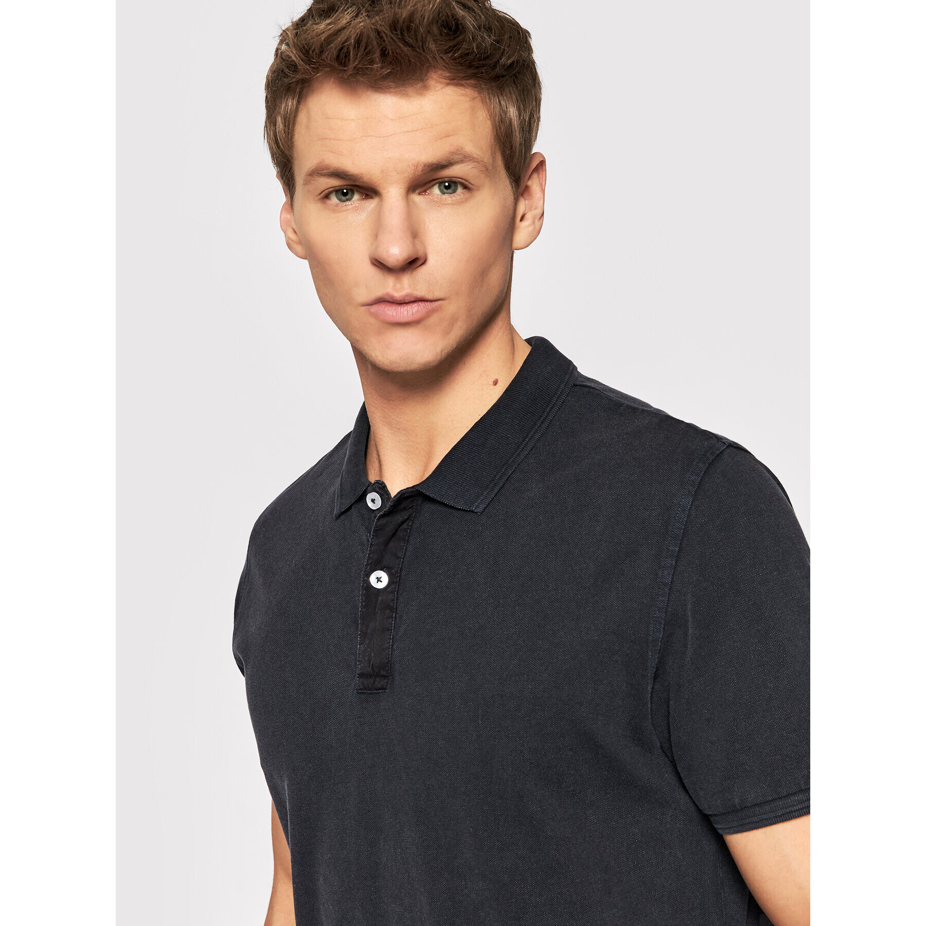 Only & Sons Tricou polo Travis 22021769 Bleumarin Slim Fit - Pled.ro