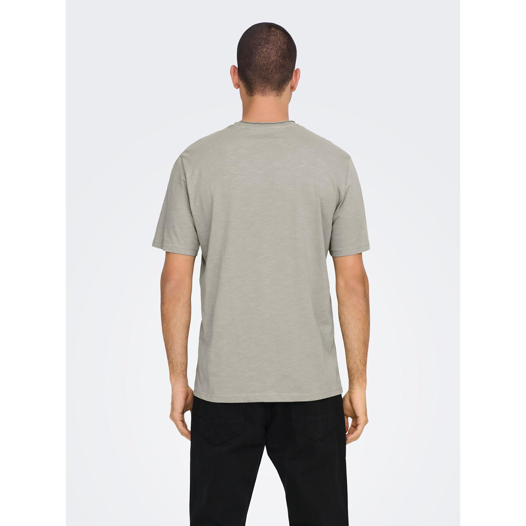 Only & Sons Tricou Roy 22022531 Écru Regular Fit - Pled.ro