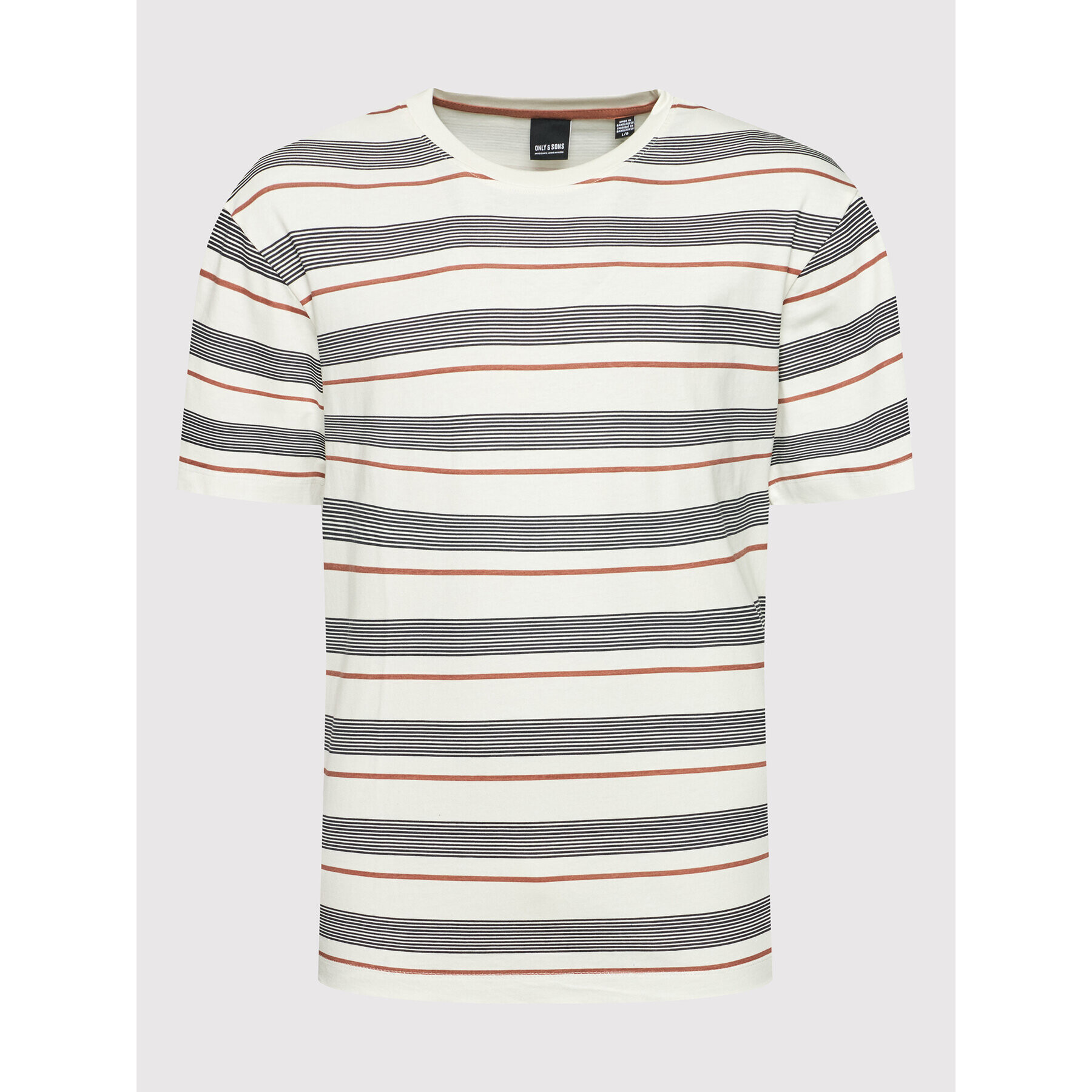 Only & Sons Tricou Tomas 22021756 Alb Relaxed Fit - Pled.ro