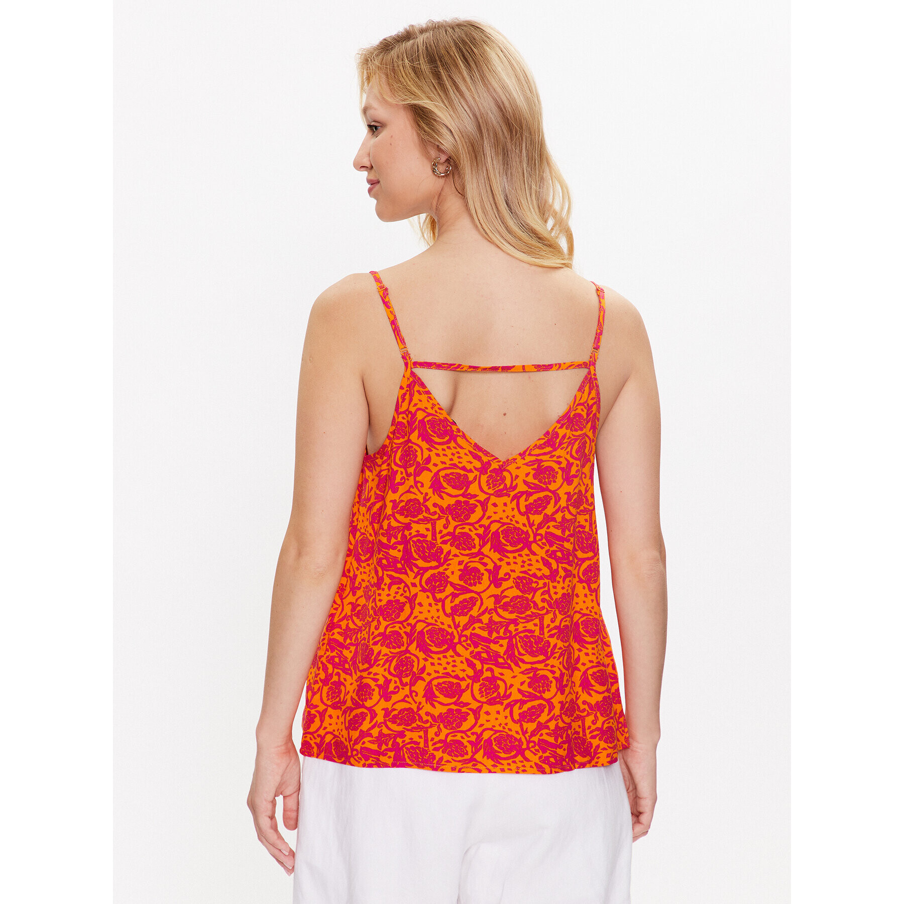 ONLY Top 15222159 Portocaliu Regular Fit - Pled.ro