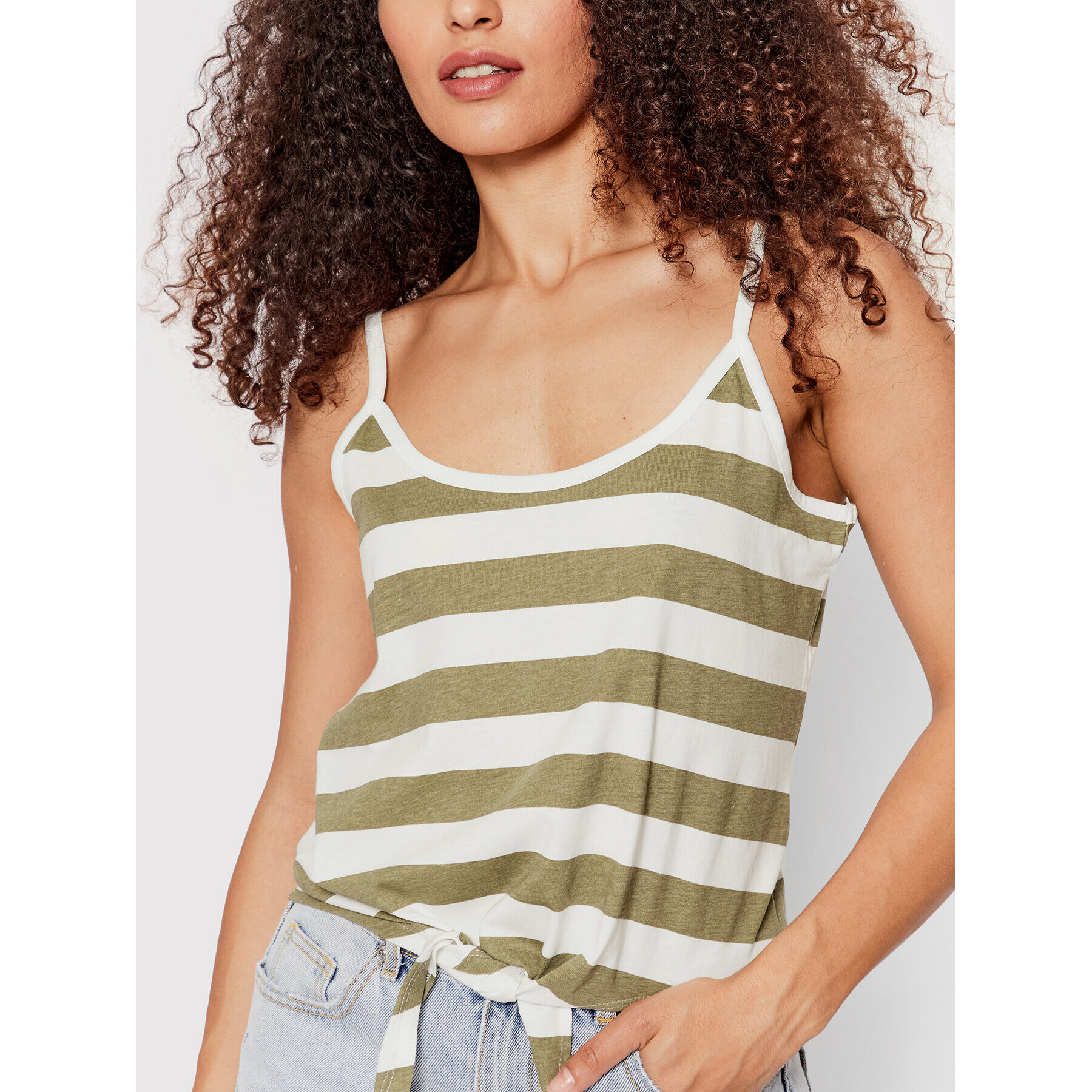 ONLY Top May 15257464 Verde Regular Fit - Pled.ro