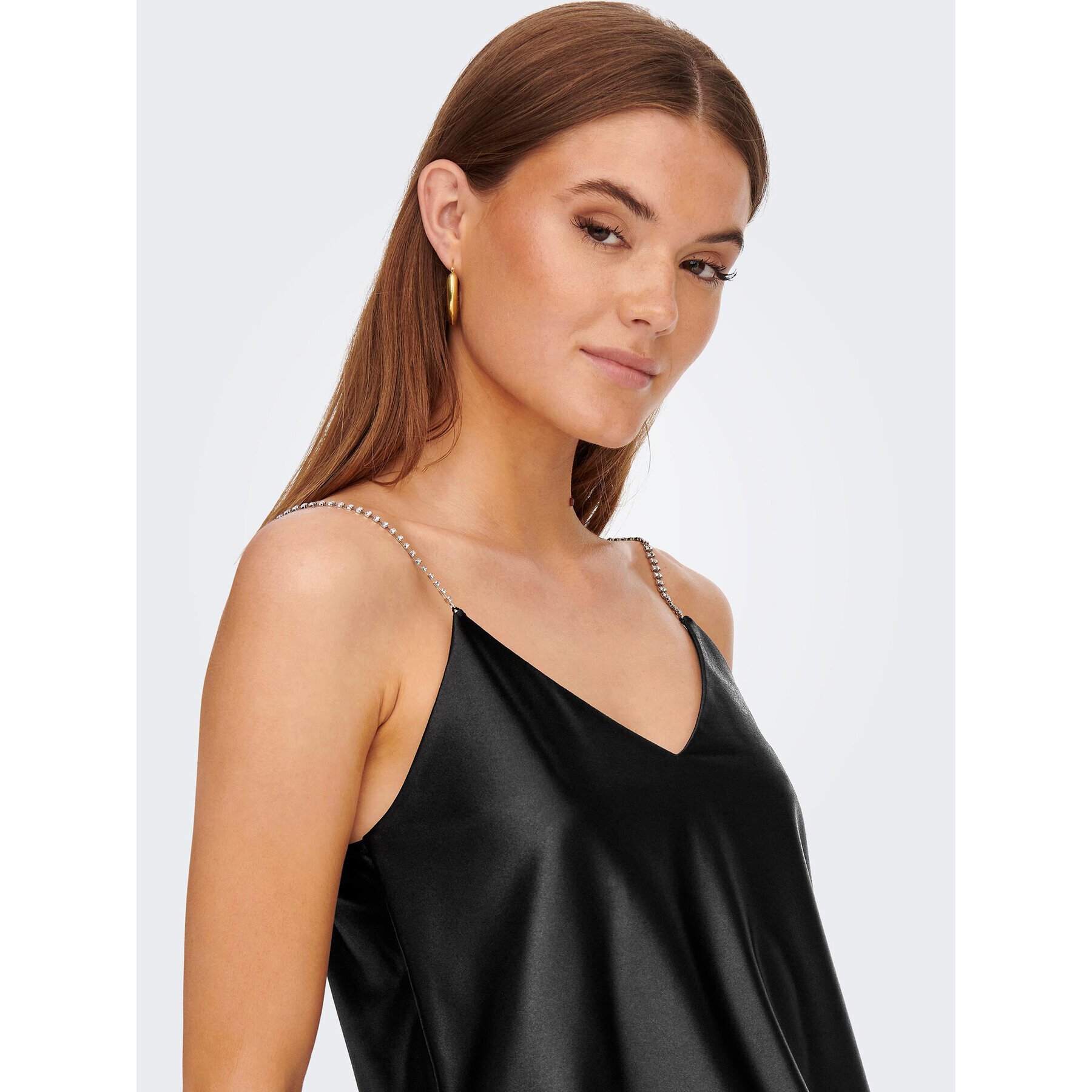 ONLY Top Susan 15277999 Negru Regular Fit - Pled.ro