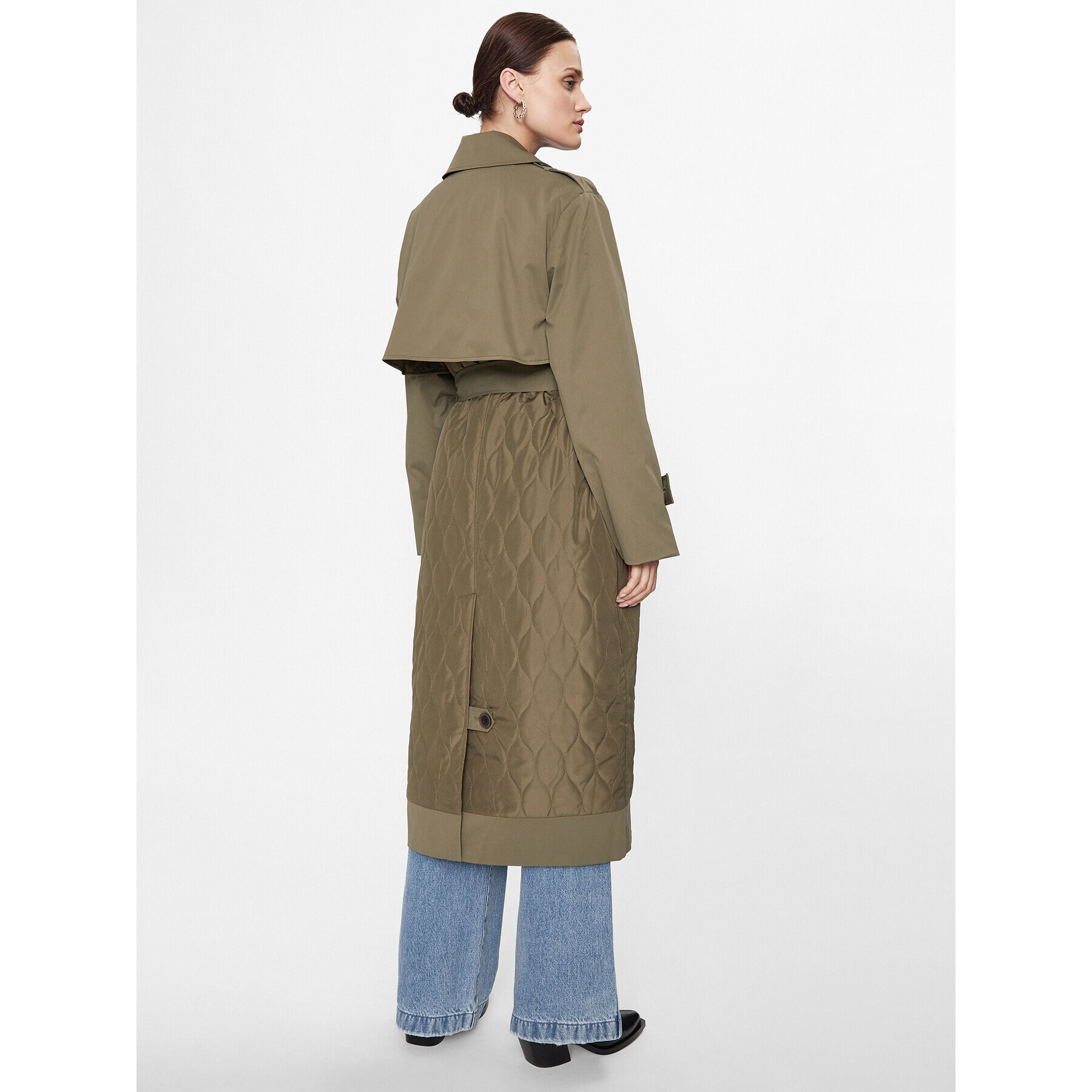 ONLY Trench 15293269 Verde Regular Fit - Pled.ro