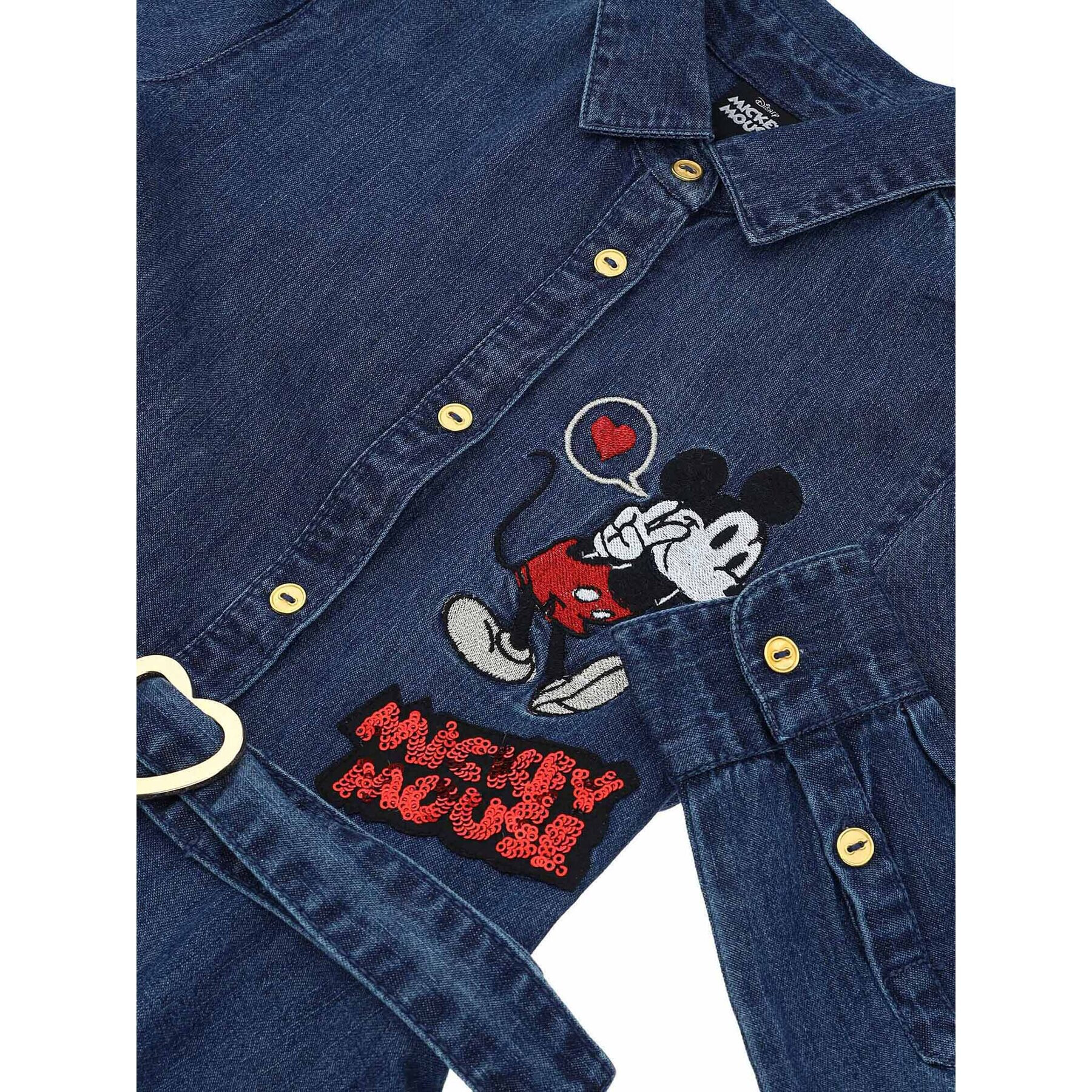 Original Marines Rochie de blugi MICKEY MOUSE DCAV3596F Albastru Regular Fit - Pled.ro