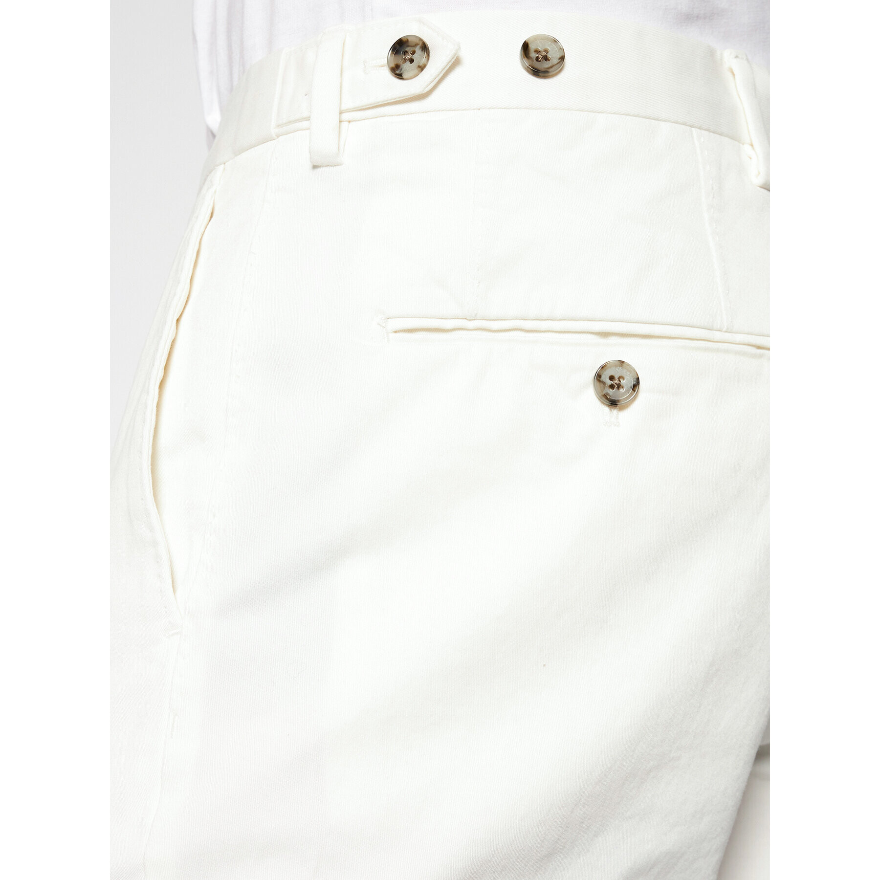 Oscar Jacobson Pantaloni chino Danwick 5176 4305 Alb Slim Fit - Pled.ro