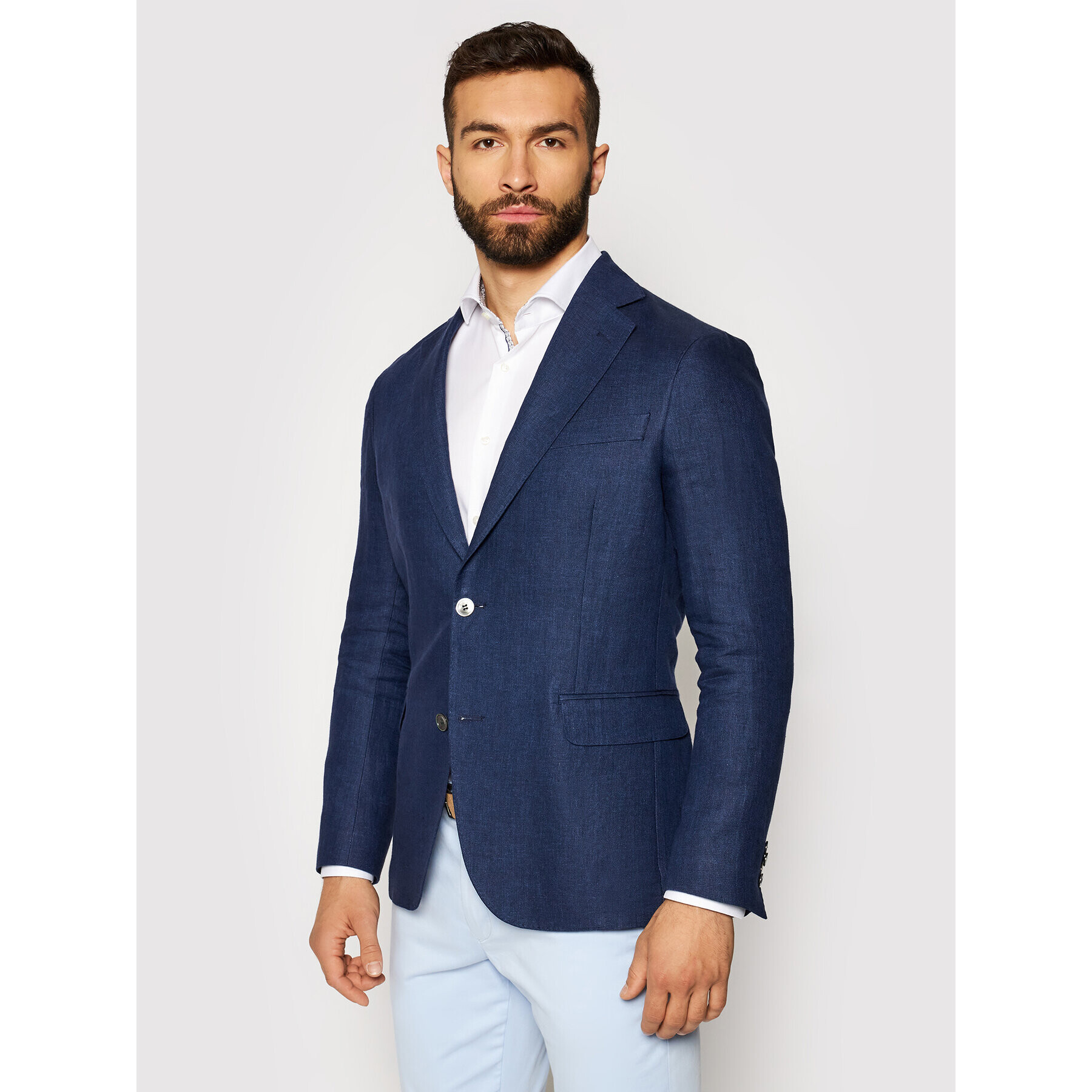 Oscar Jacobson Sacou Ferry 3362 8747 Bleumarin Regular Fit - Pled.ro