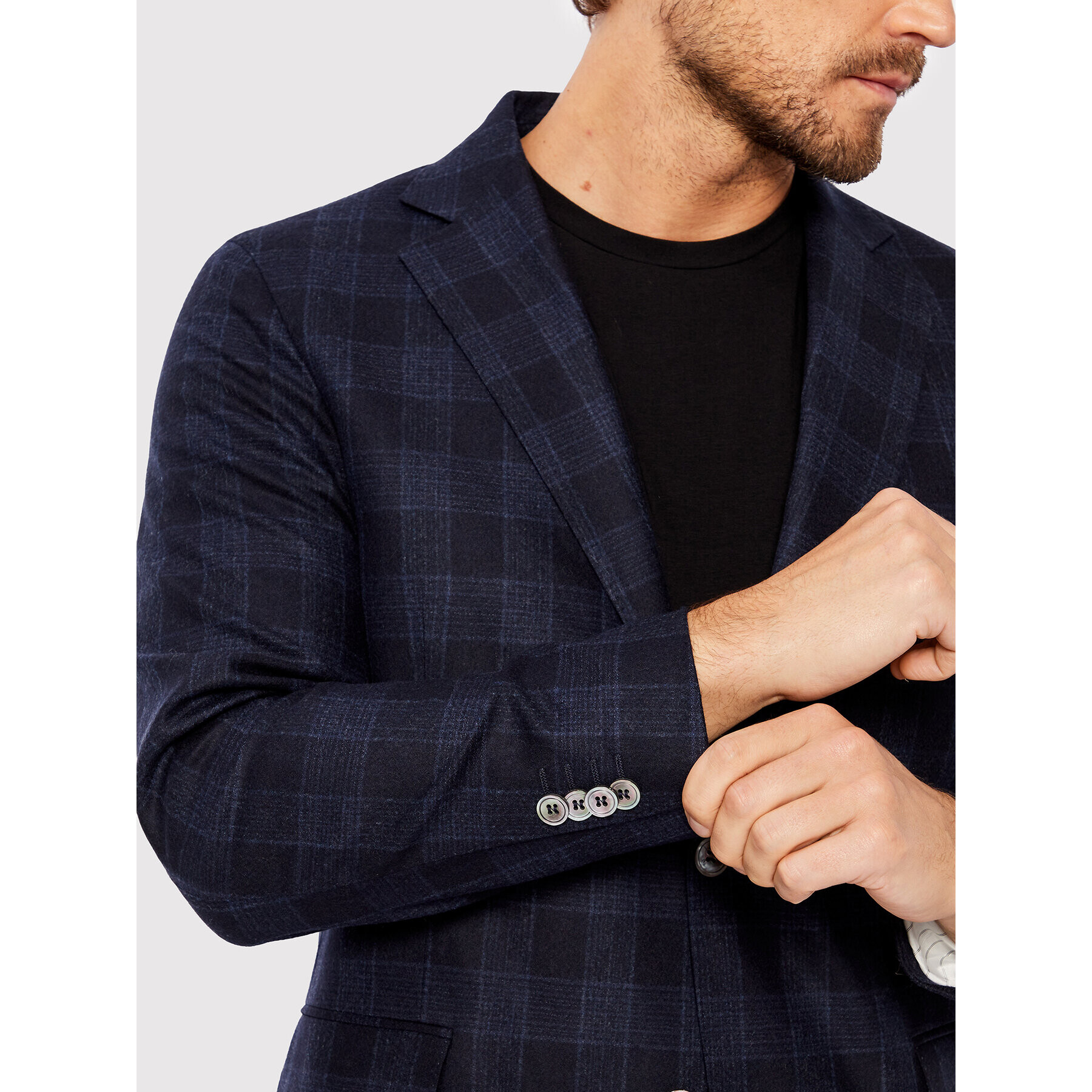 Oscar Jacobson Sacou Fogerty 3154 3577 Bleumarin Regular Fit - Pled.ro