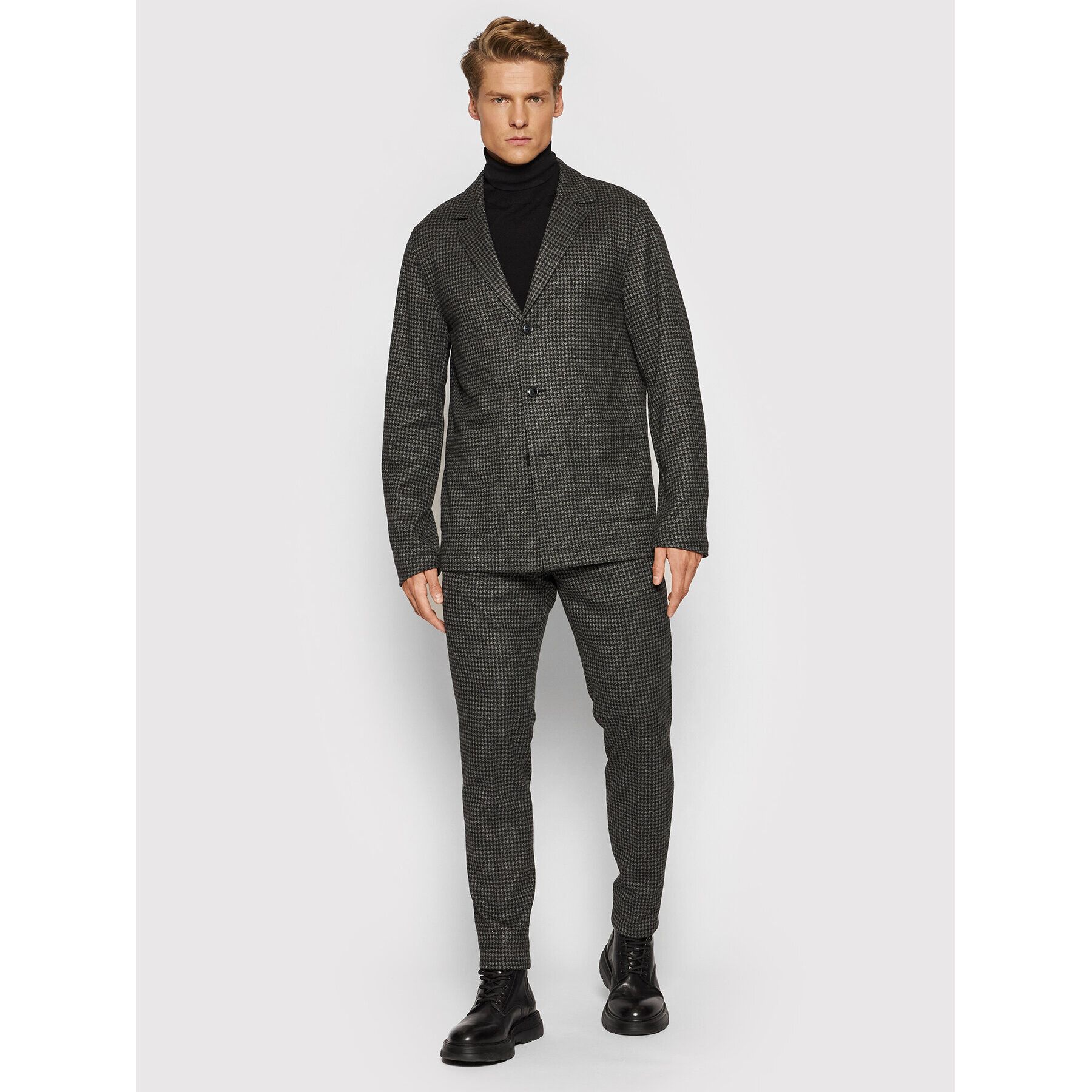 Oscar Jacobson Sacou Hector 1144 5783 Gri Slim Fit - Pled.ro