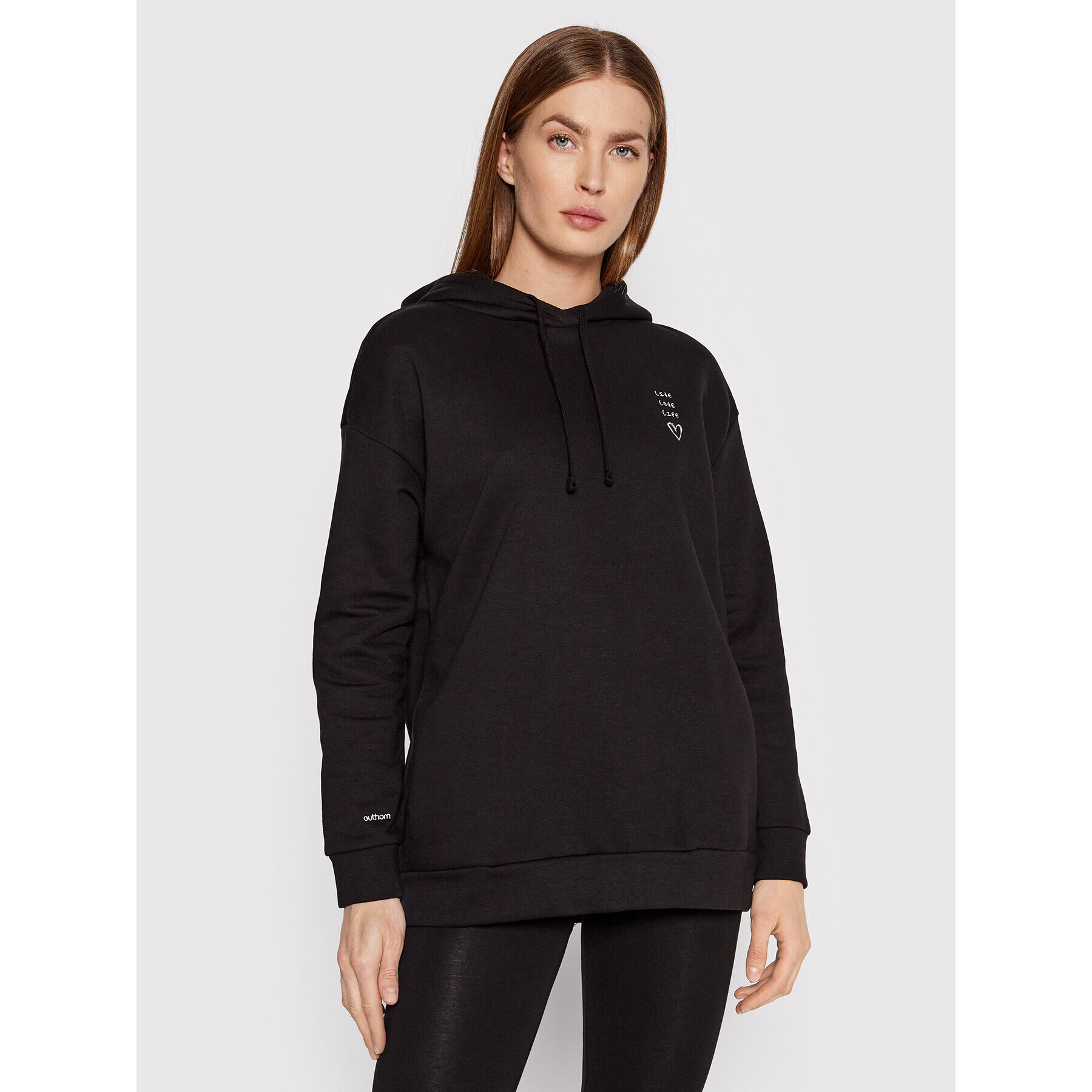 Outhorn Bluză BLD603 Negru Oversize - Pled.ro