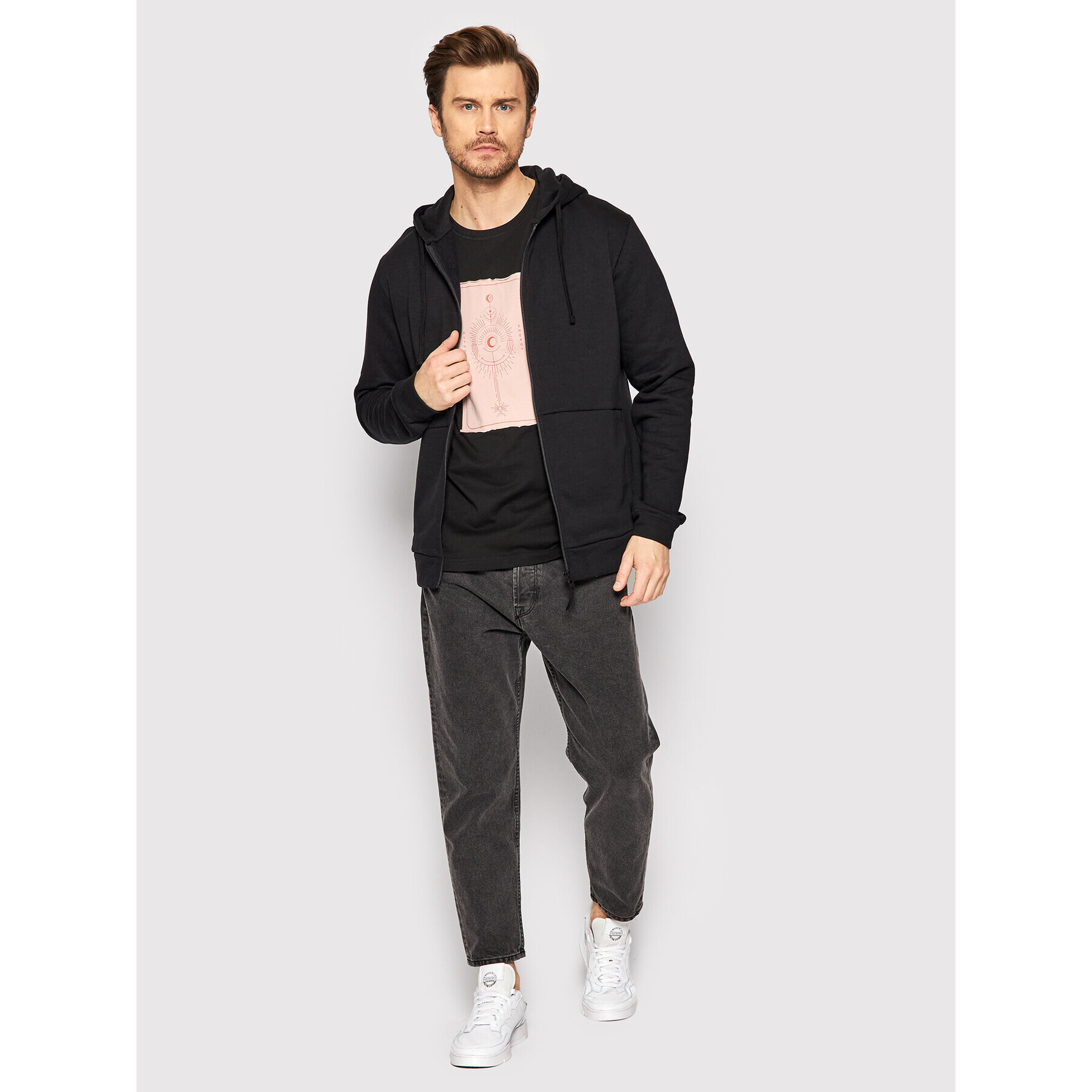 Outhorn Bluză BLM604 Negru Relaxed Fit - Pled.ro